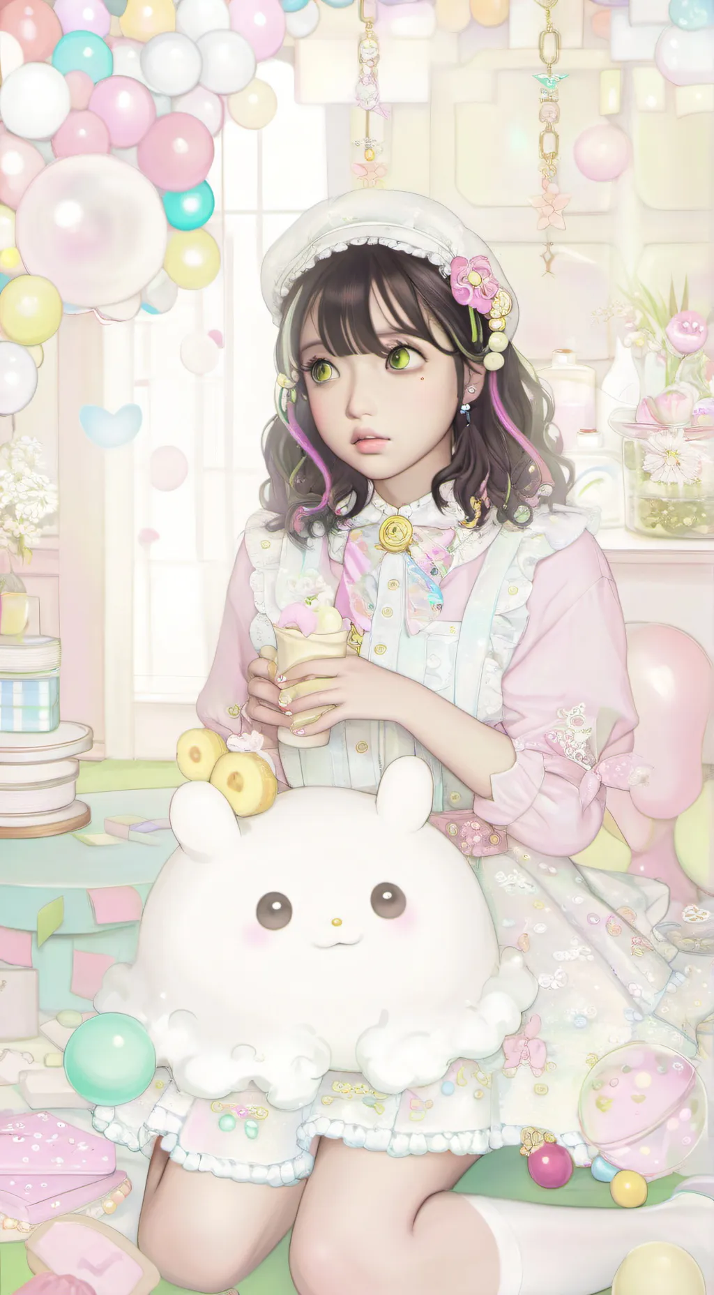 ai character: ♡⑅ pity party ⑅♡ background