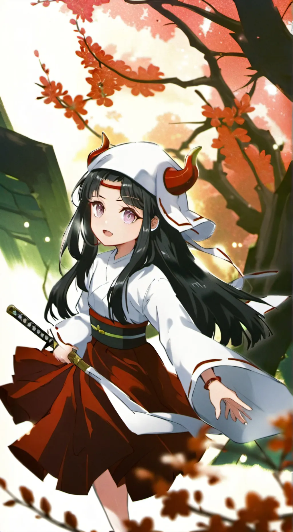 ai character: shinobu y tomioka background