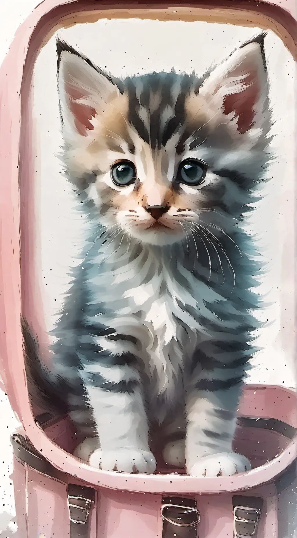 ai character: Baby kitten background