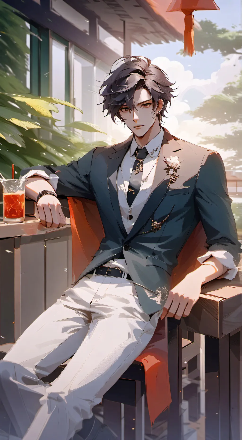 ai character: men background