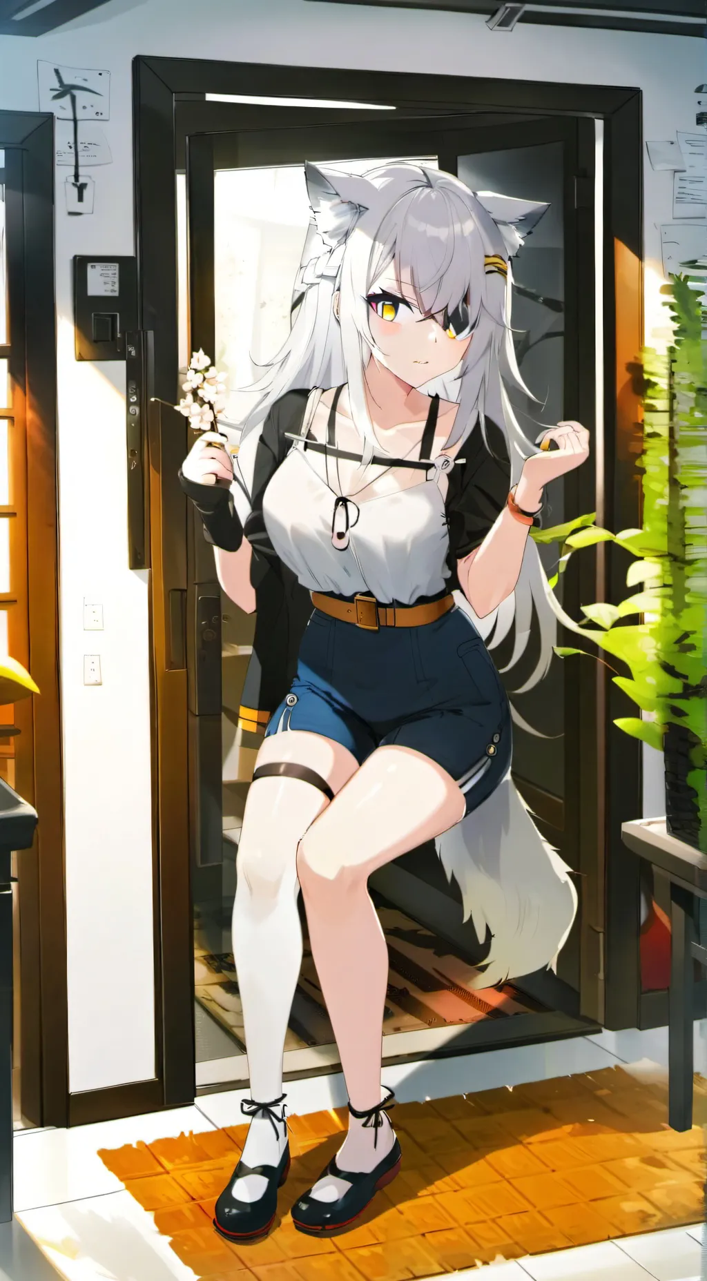 ai character: #b background