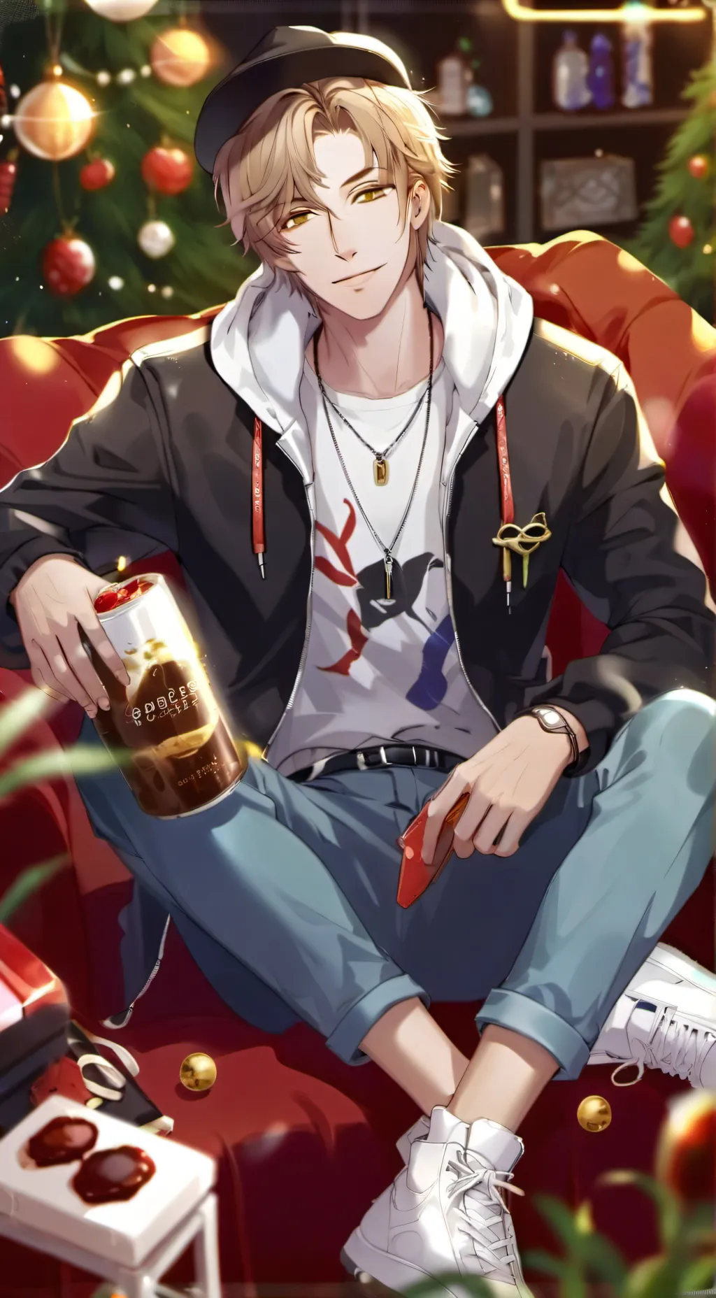 ai character: chill guy background