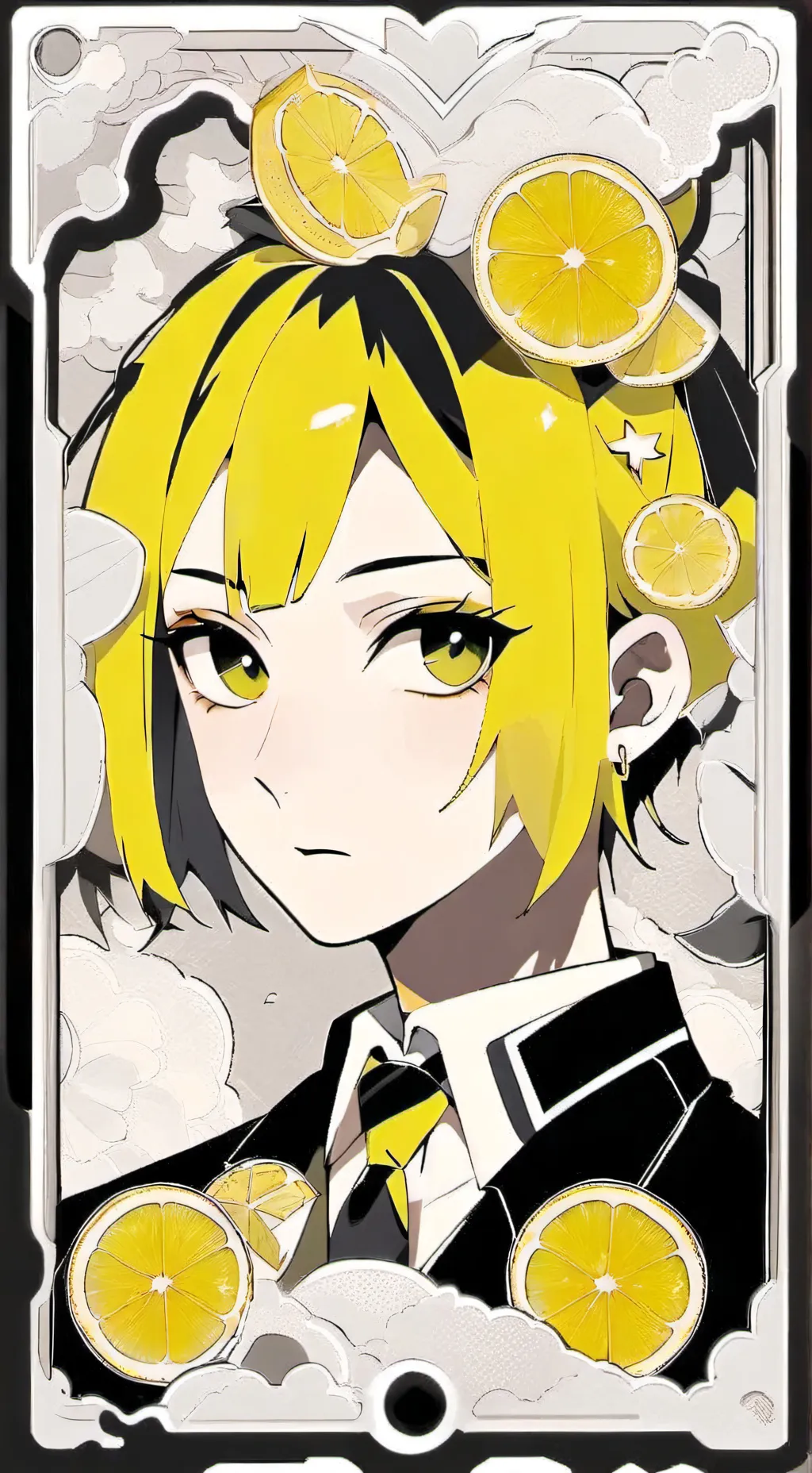 ai character: Lemon princess ￼ background