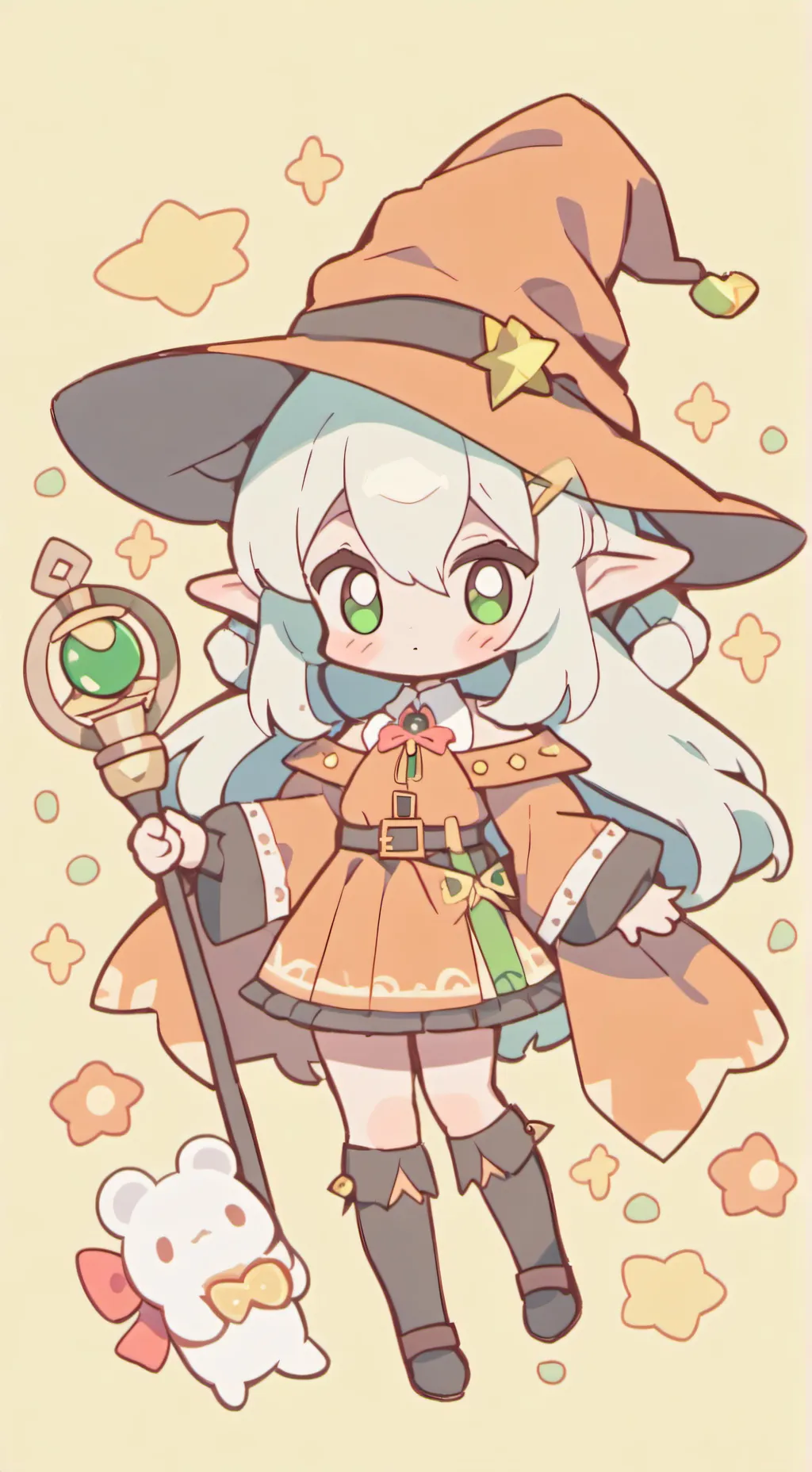 ai character: Luna background