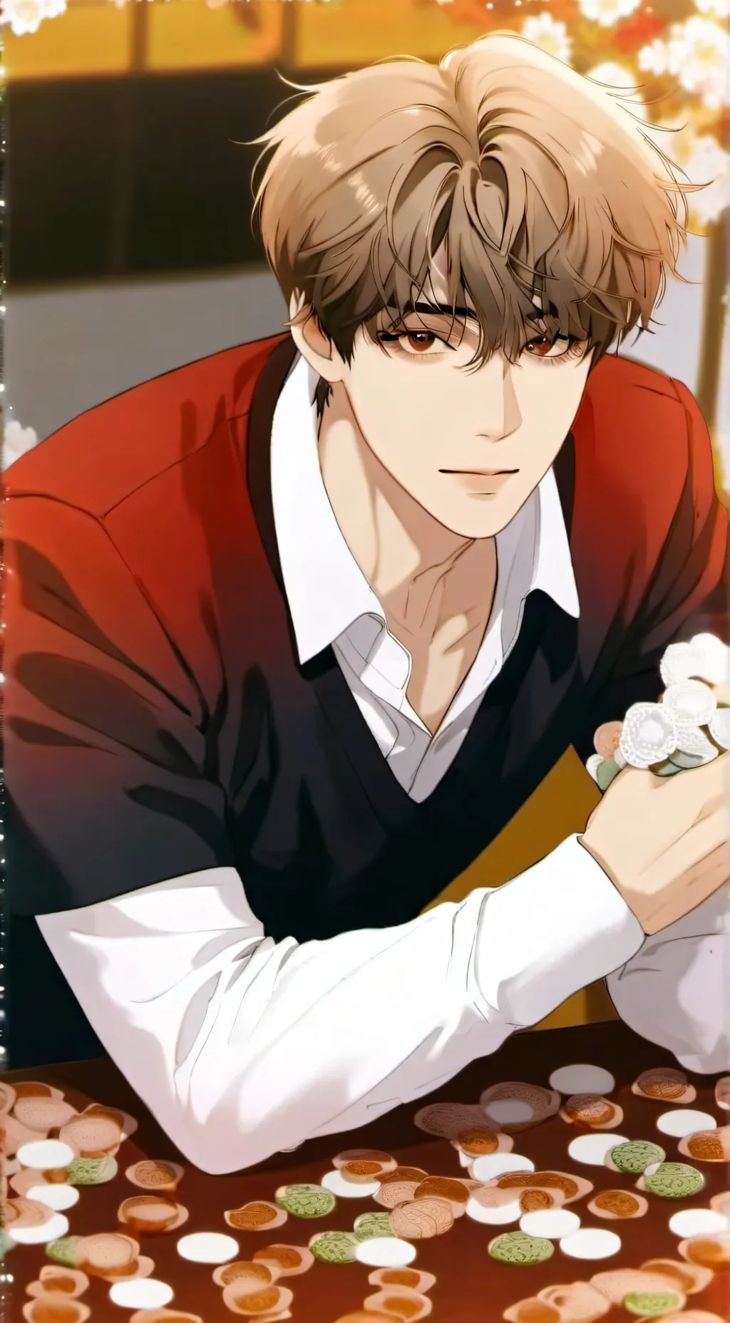 ai character: Dilan mafioso ⛓️?🖤 background