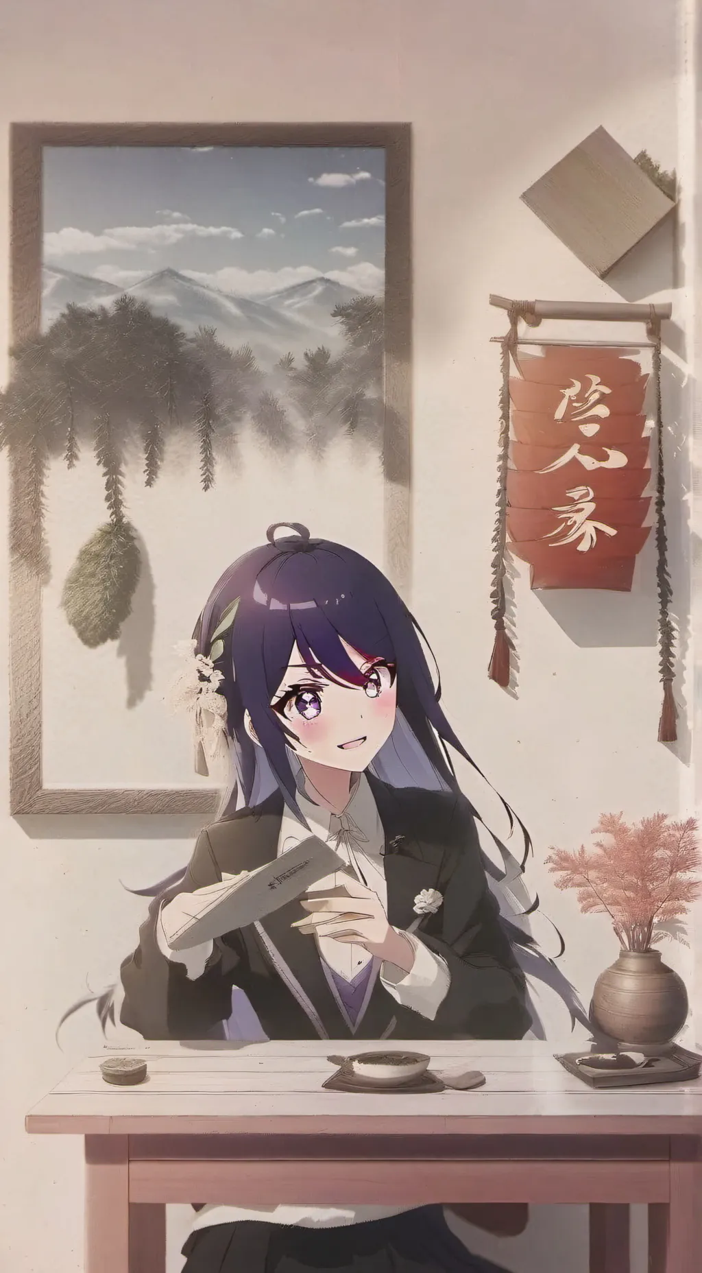 ai character: oshi no ko background