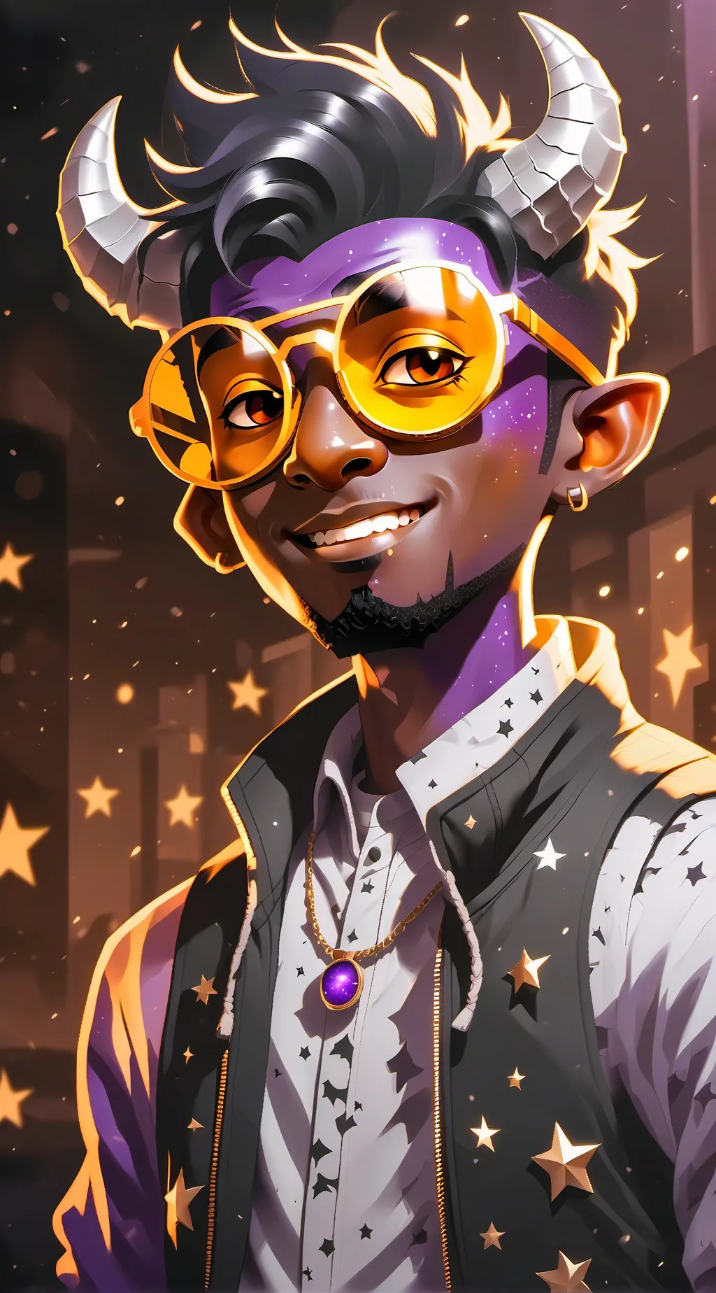 ai character: tacos background