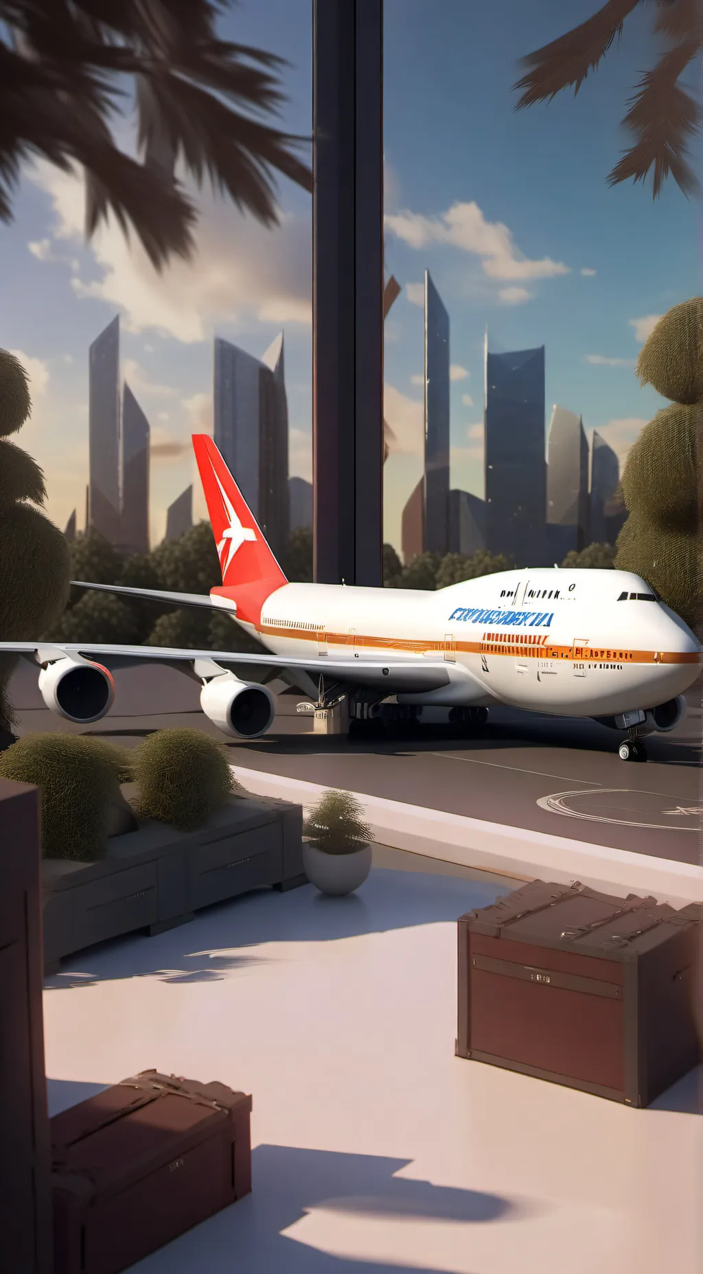 ai character: Volee flight 180 background