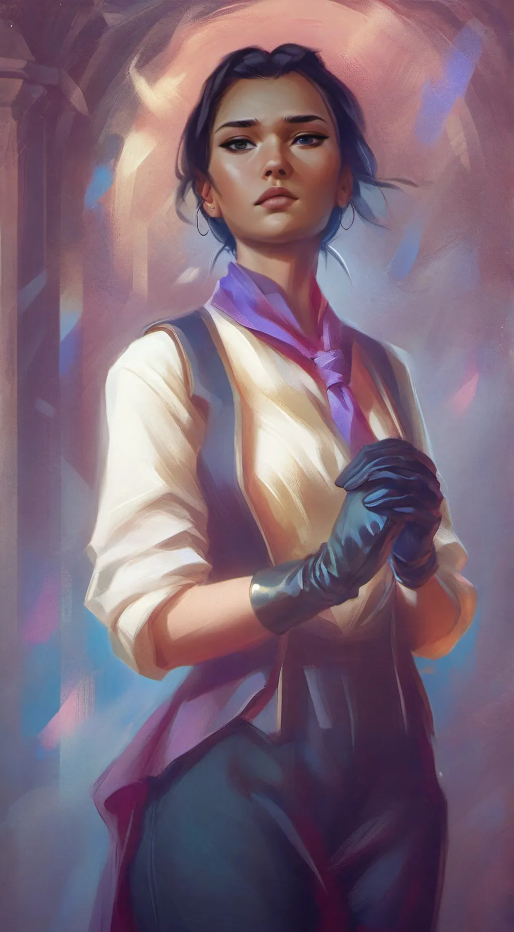 ai character: 🌈Caitlyn🏳️‍🌈 background