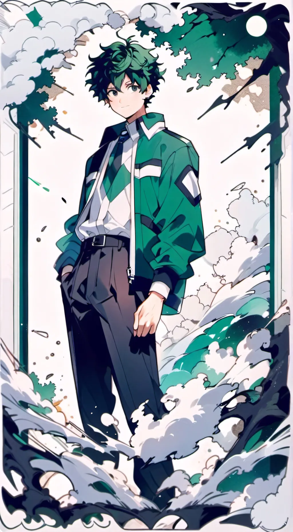 ai character: mha background