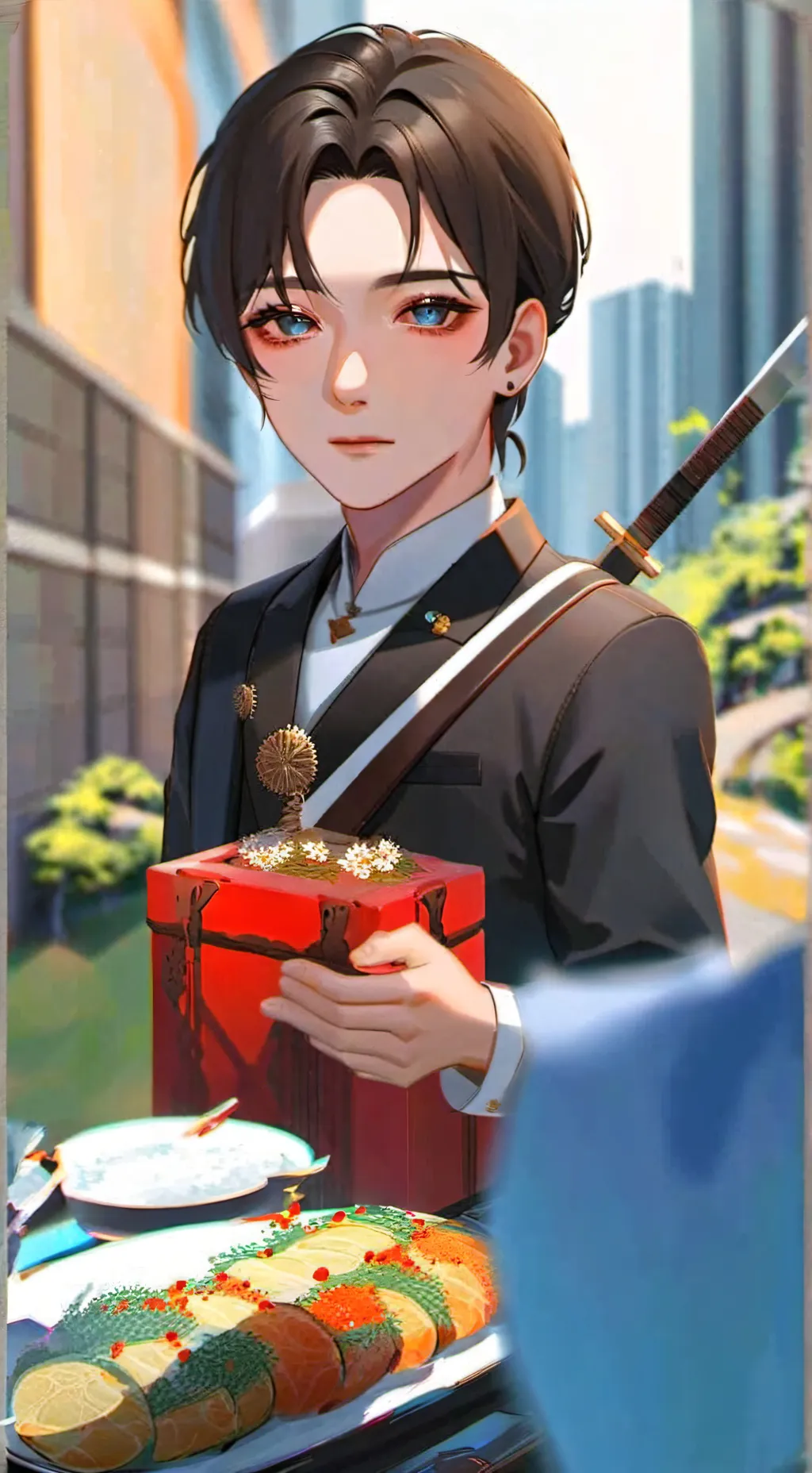 ai character: Рома background