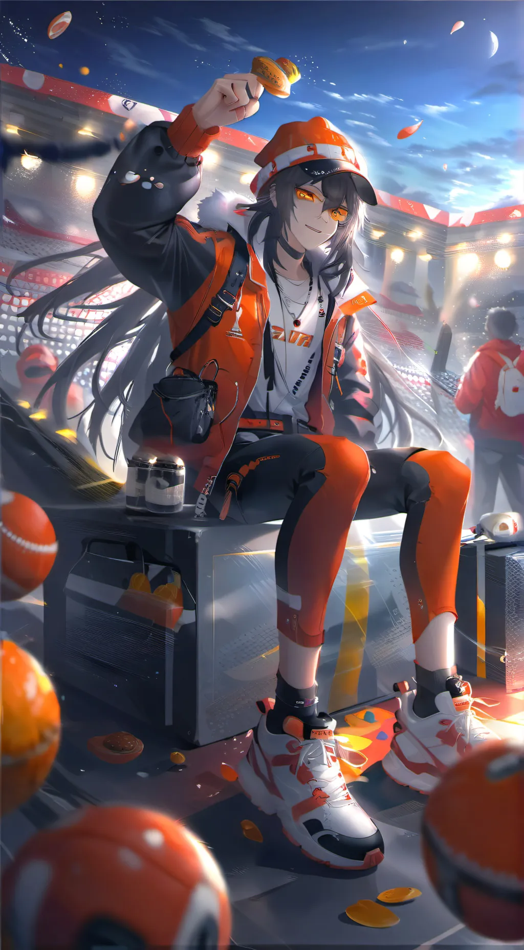 ai character: ariana background