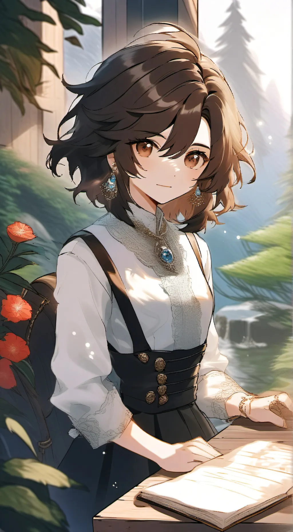 ai character: Evan background