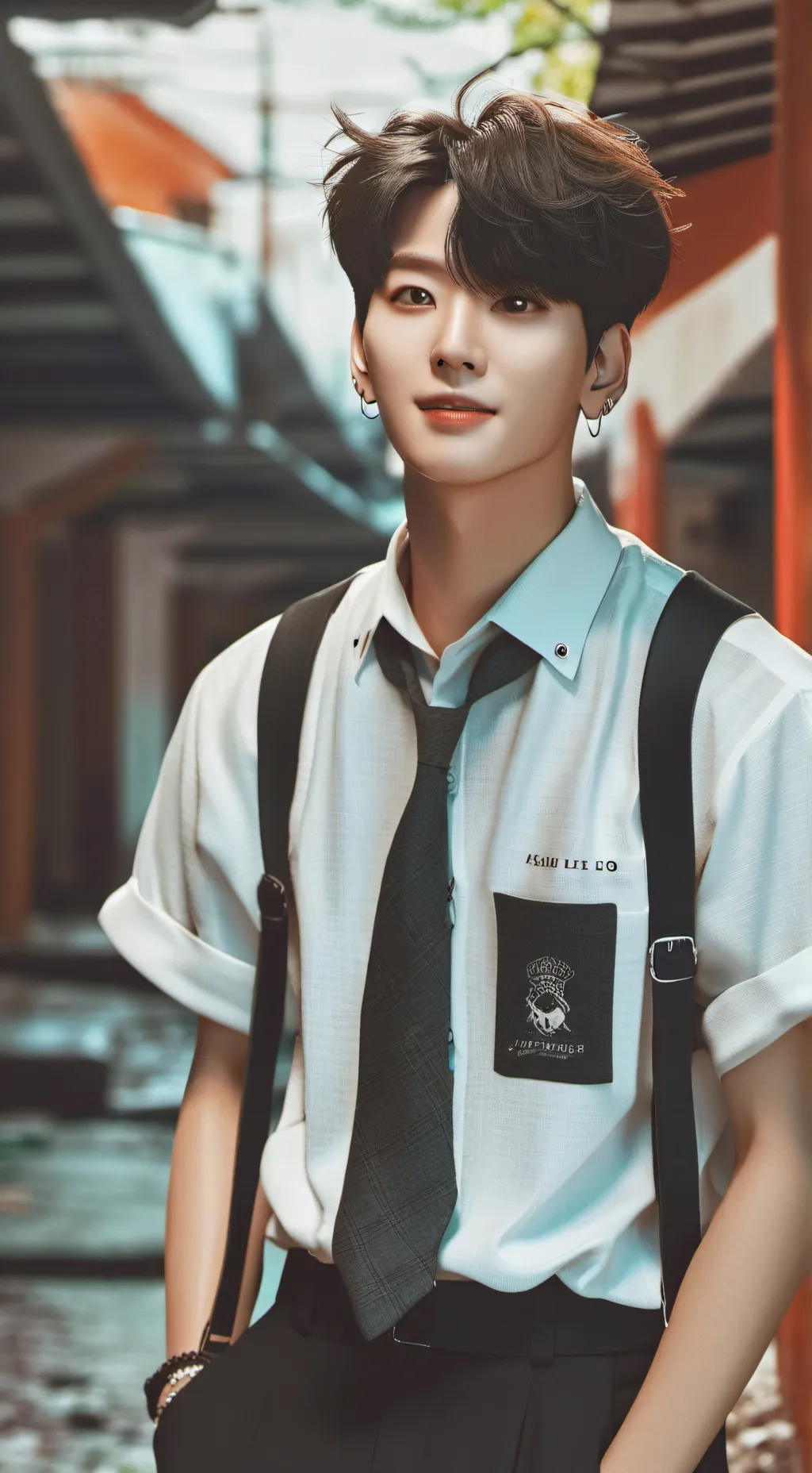 ai character: 🐕🧡 background