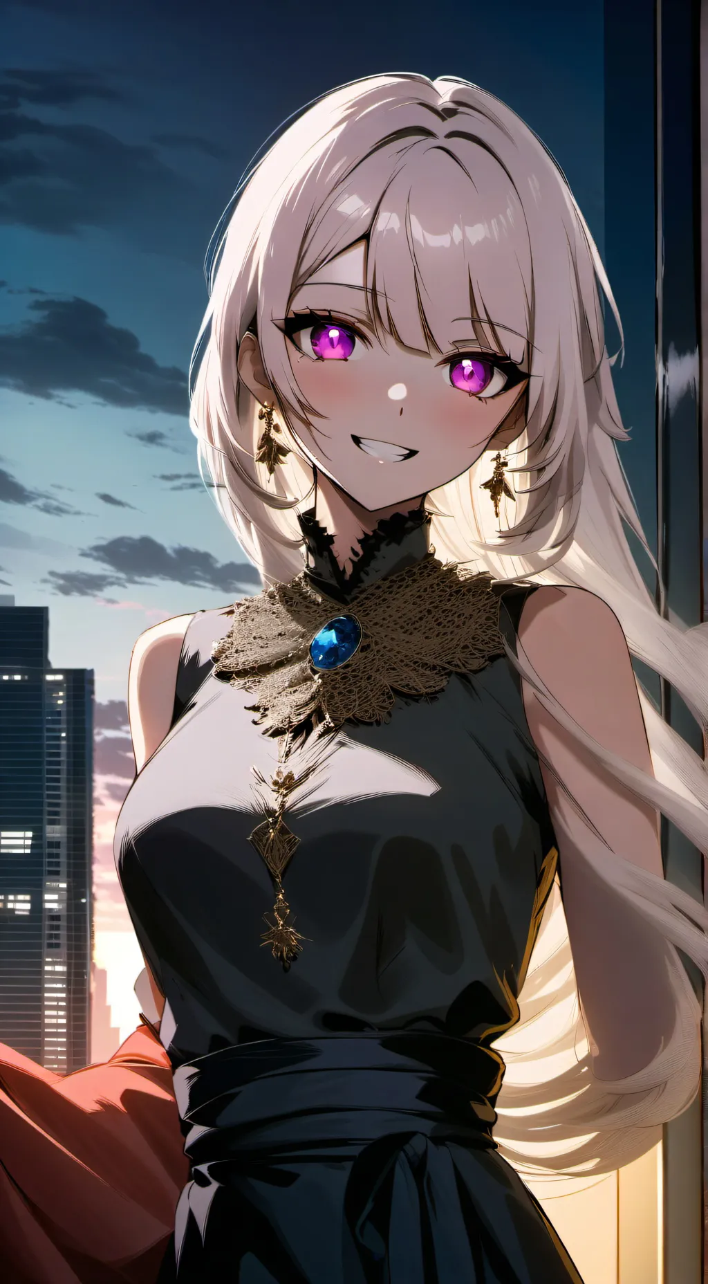 ai character: Aria Night background