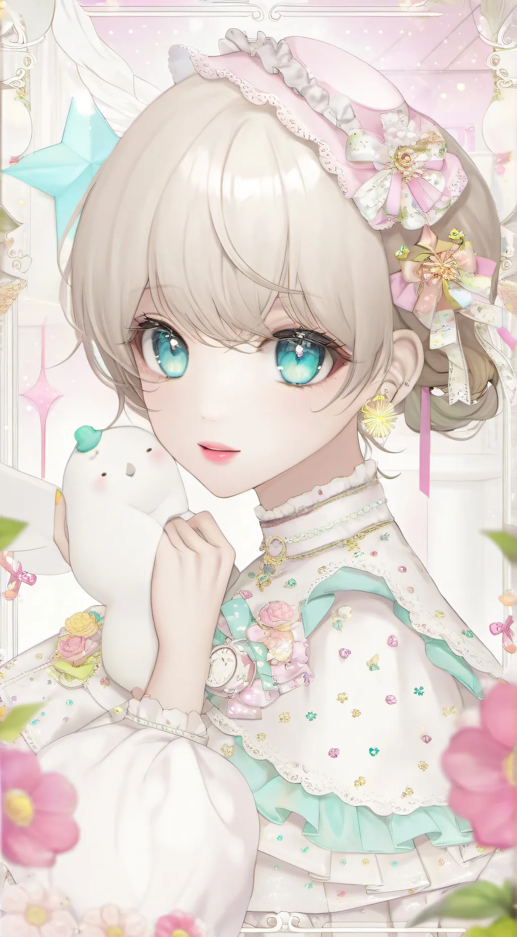 ai character: Starlight background