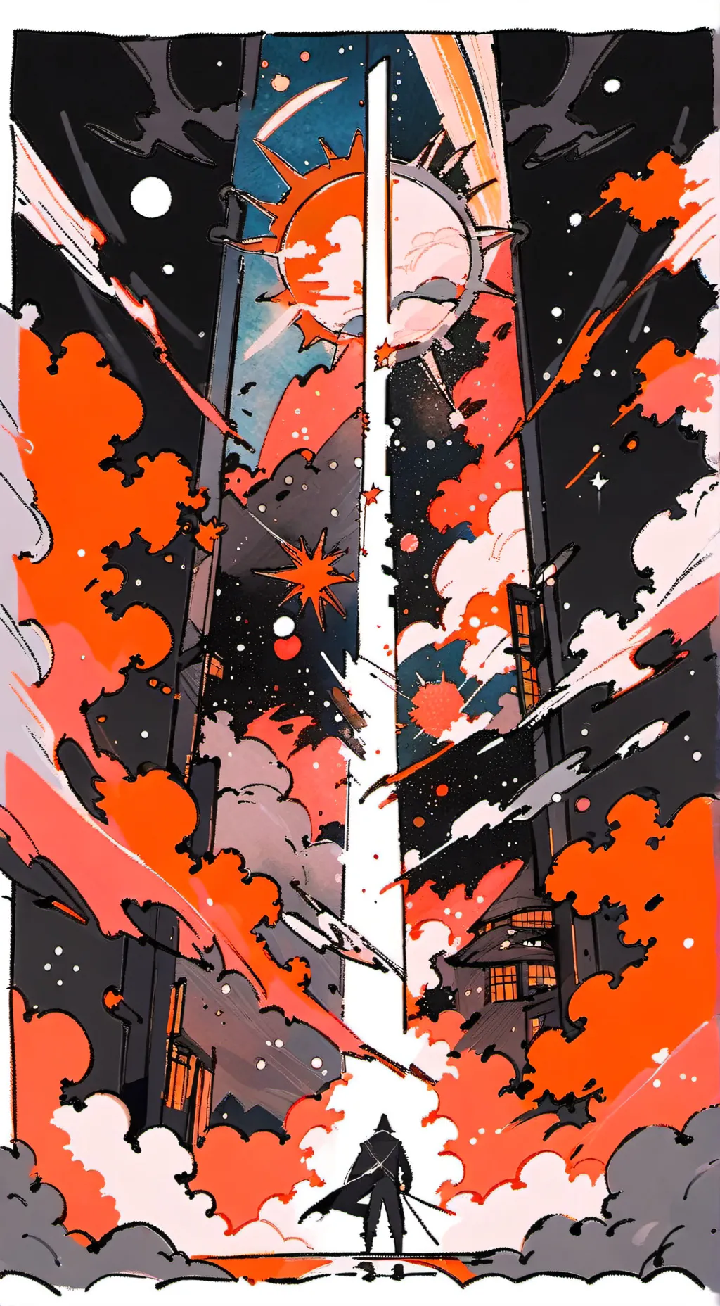 ai character: Wolverine Deadpool background