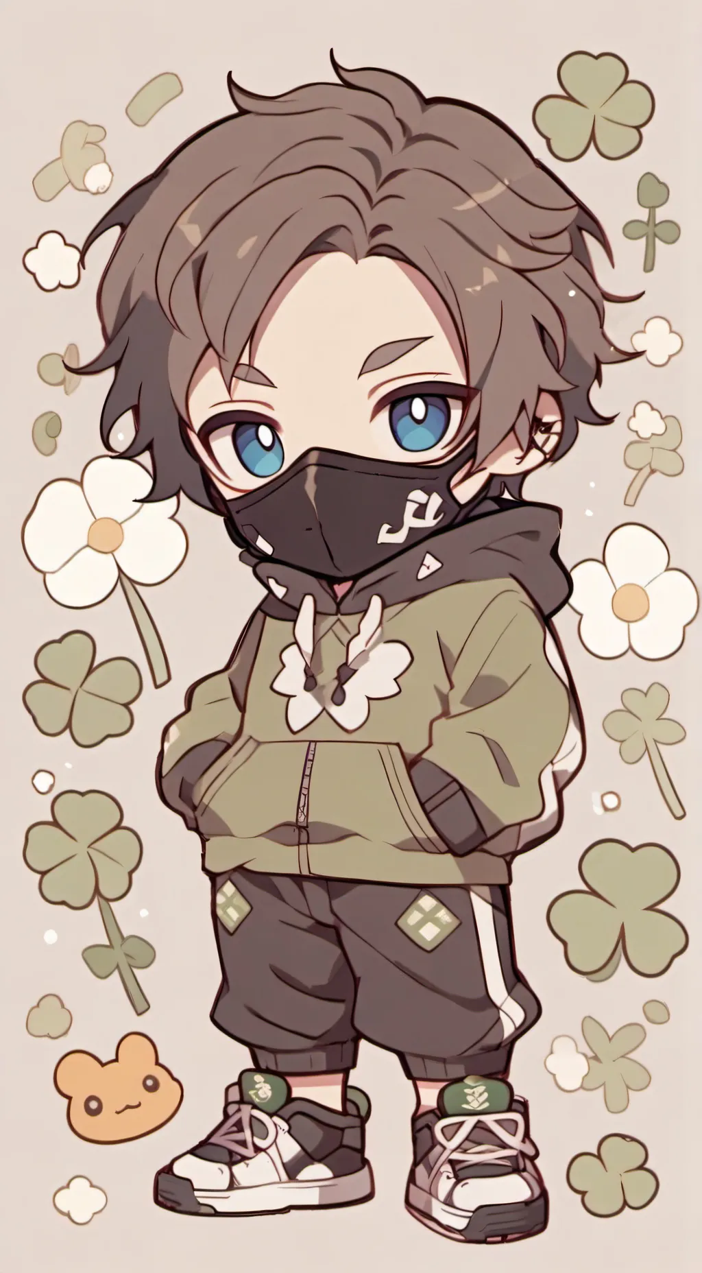 ai character: Boywithuke  background