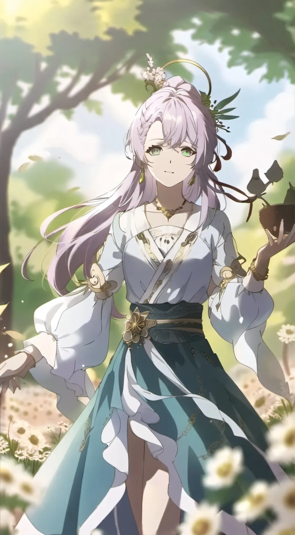 ai character: LOV but with you background