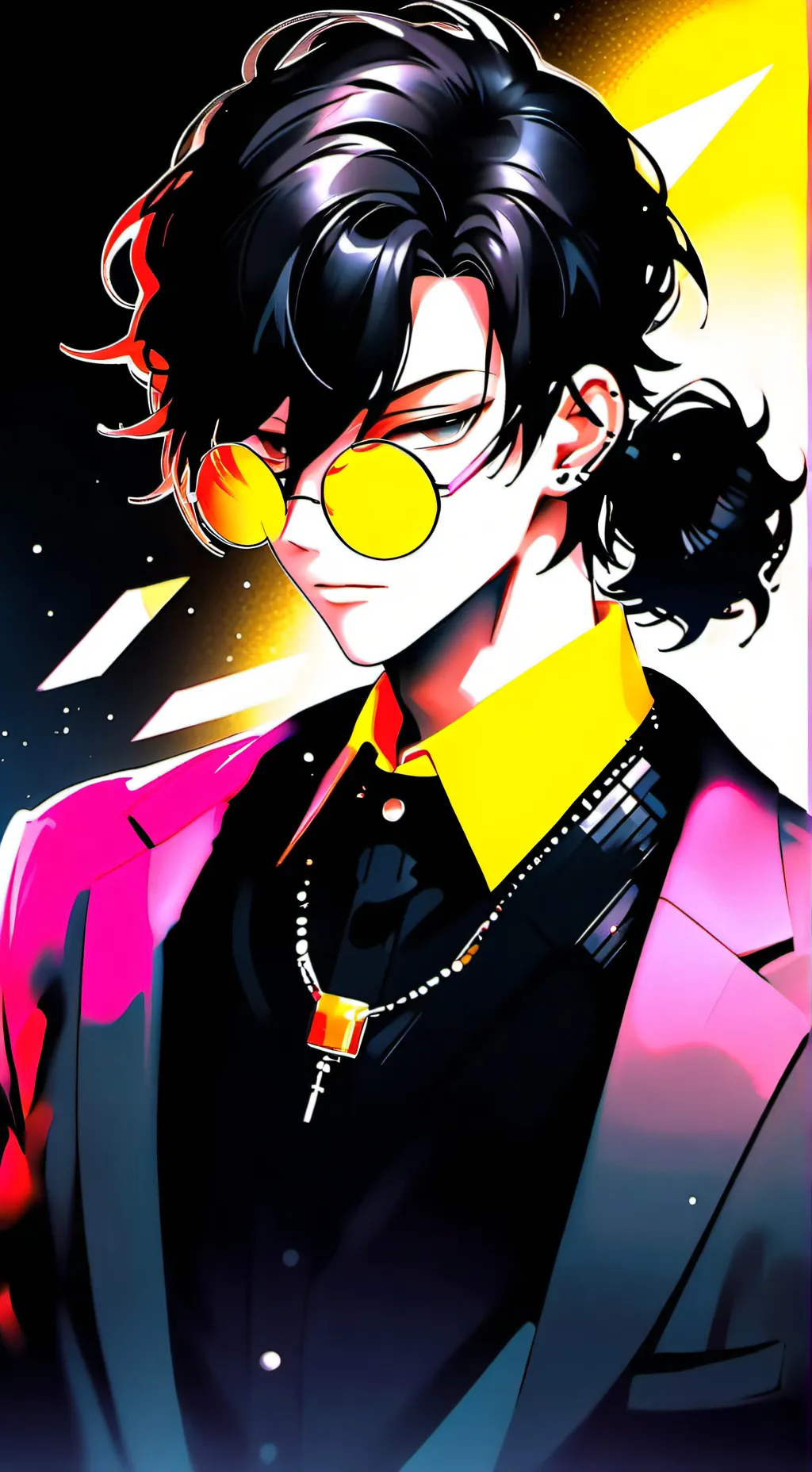 ai character: SPAMTON G. SPAMTON background