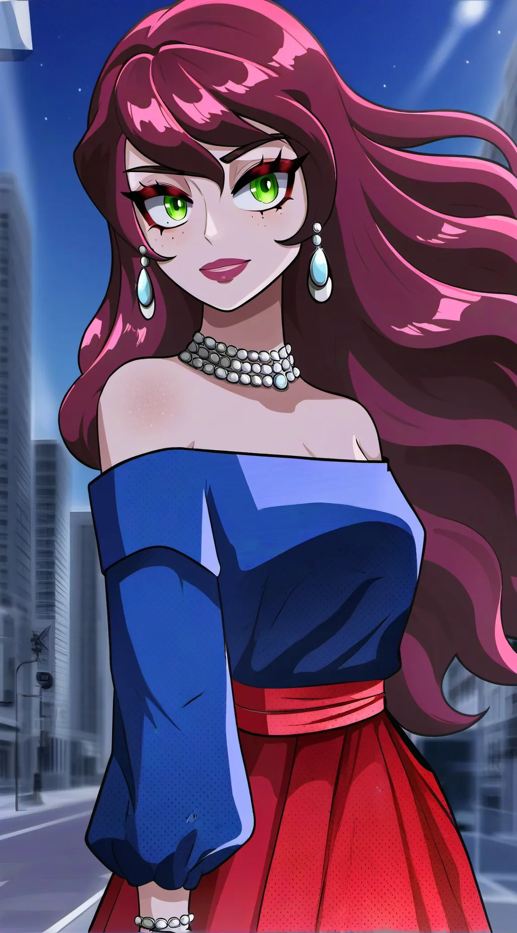 ai character: Veronica  background