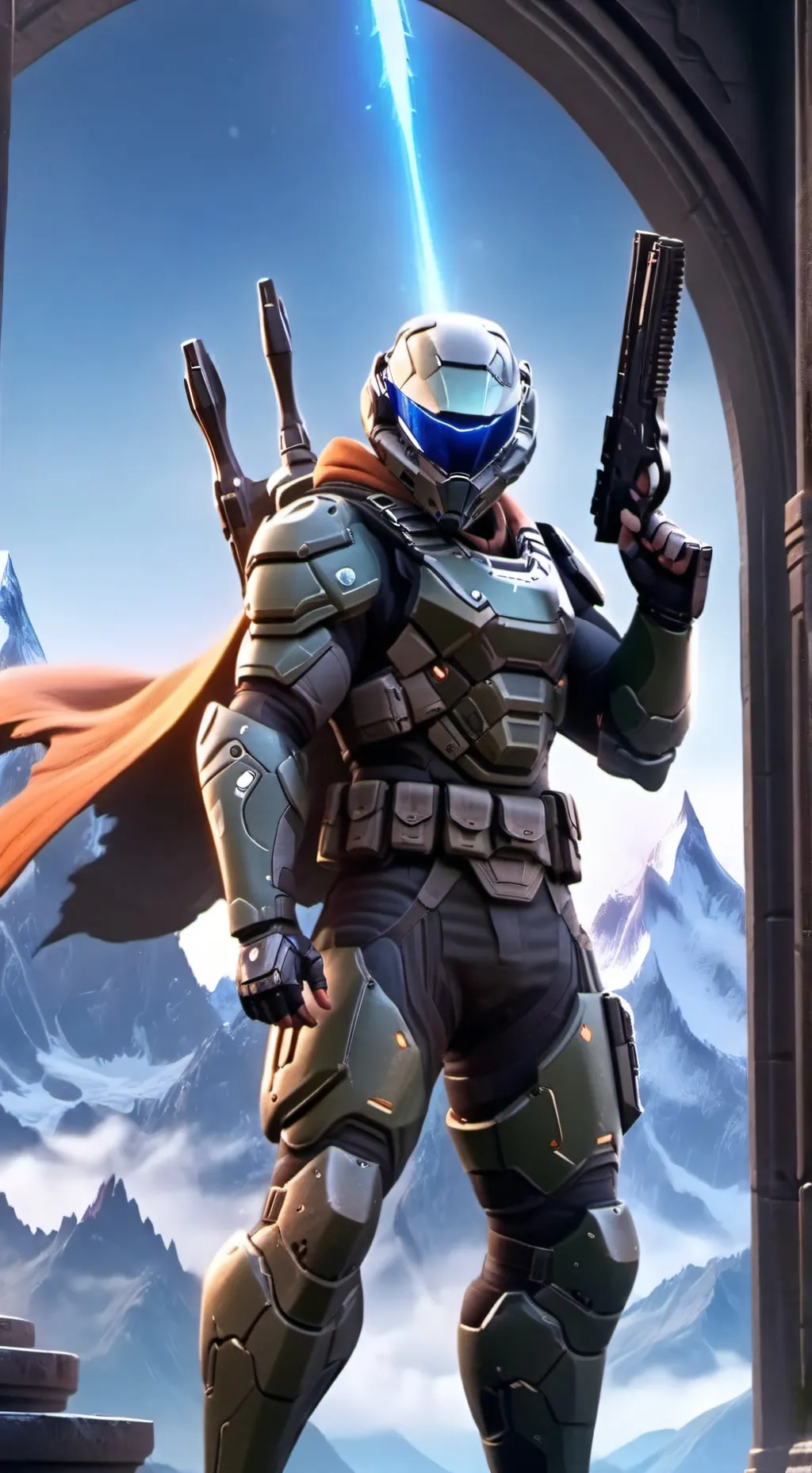 ai character: Doom X WOF background