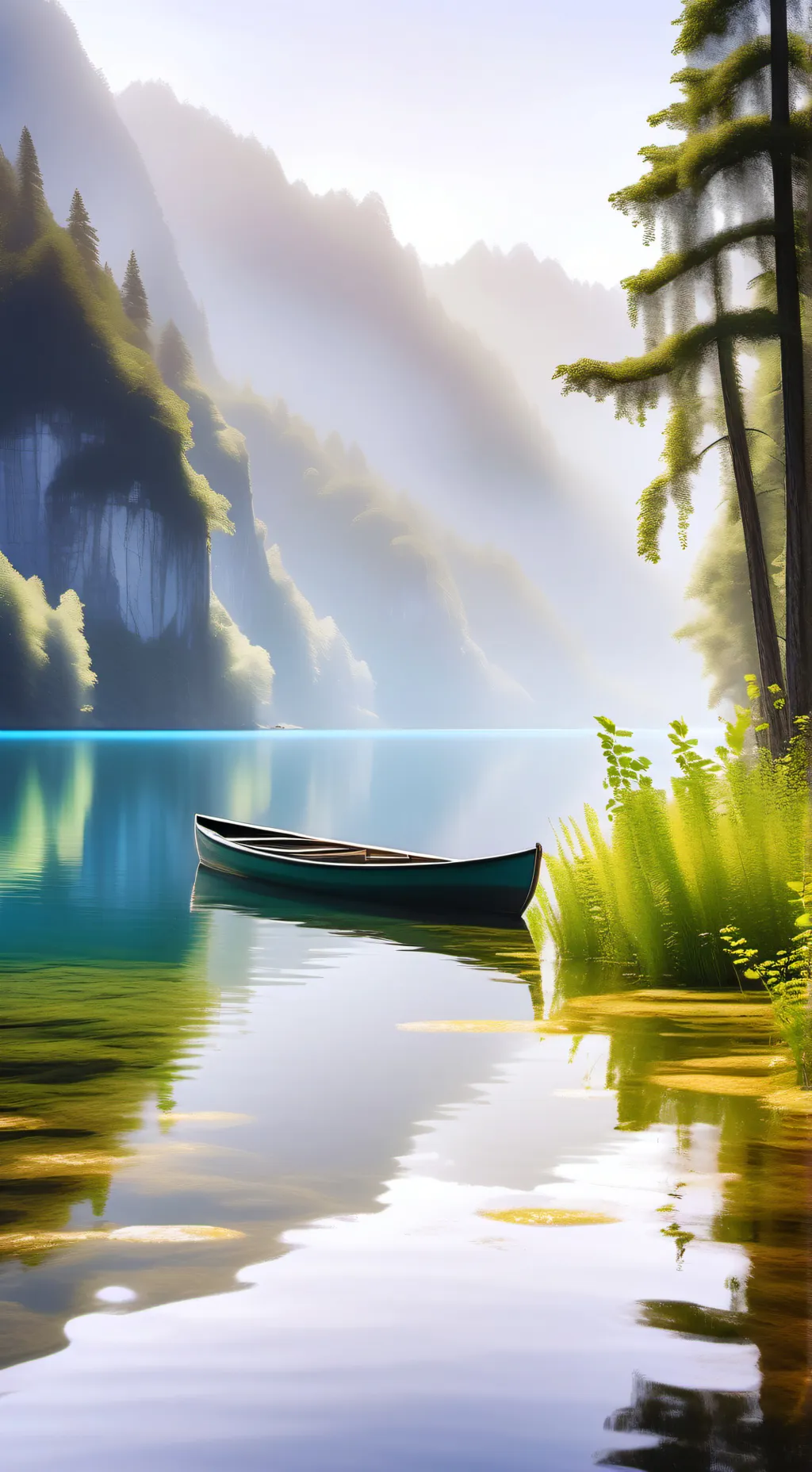 ai character: sprunki lake background