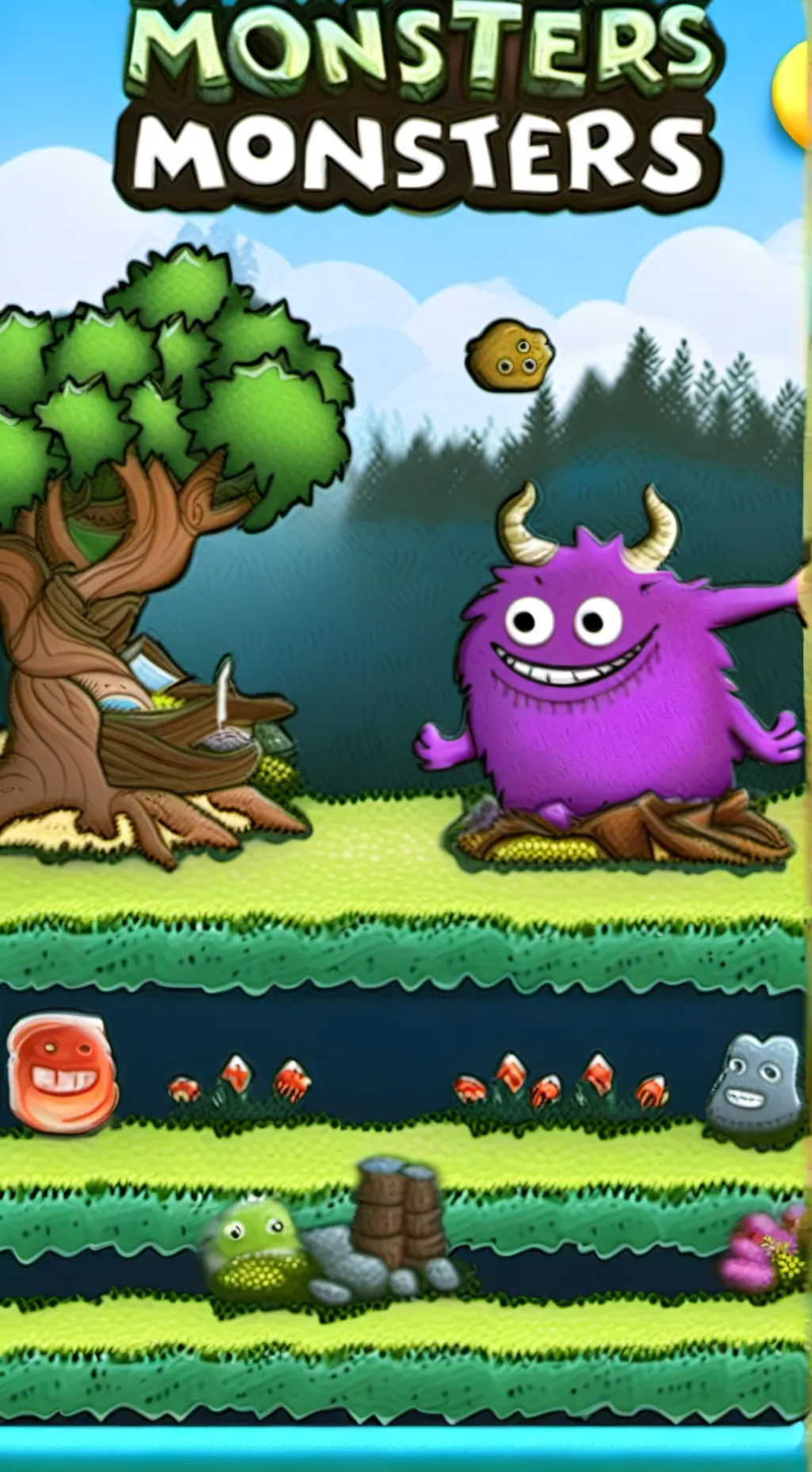 ai character: yellow hearts funy background