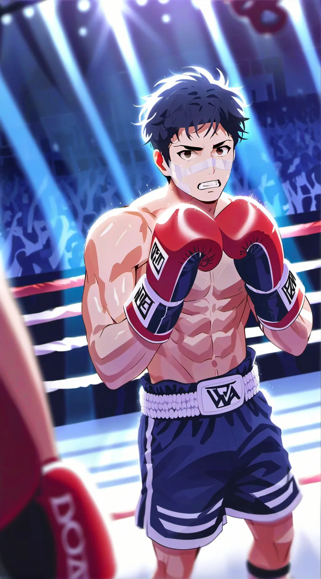 ai character: mha war background