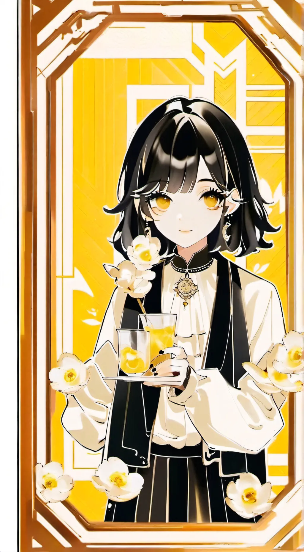 ai character: Naki background