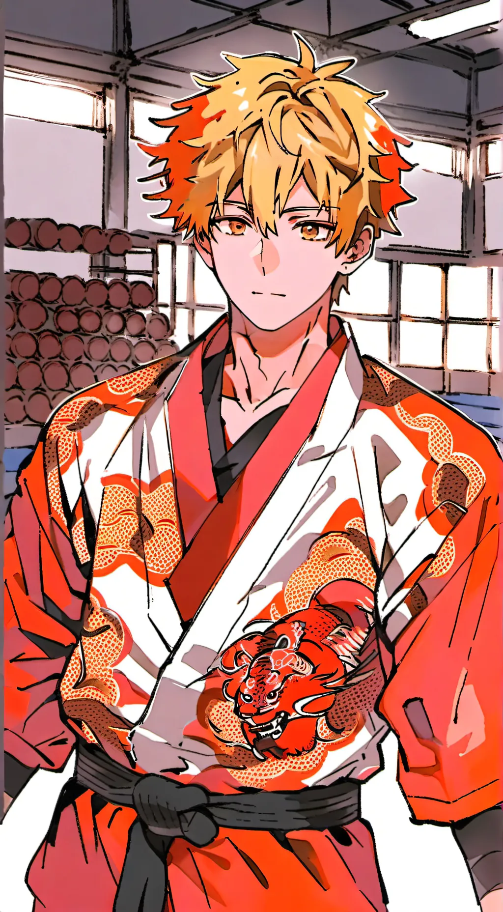 ai character: Bakugo  background