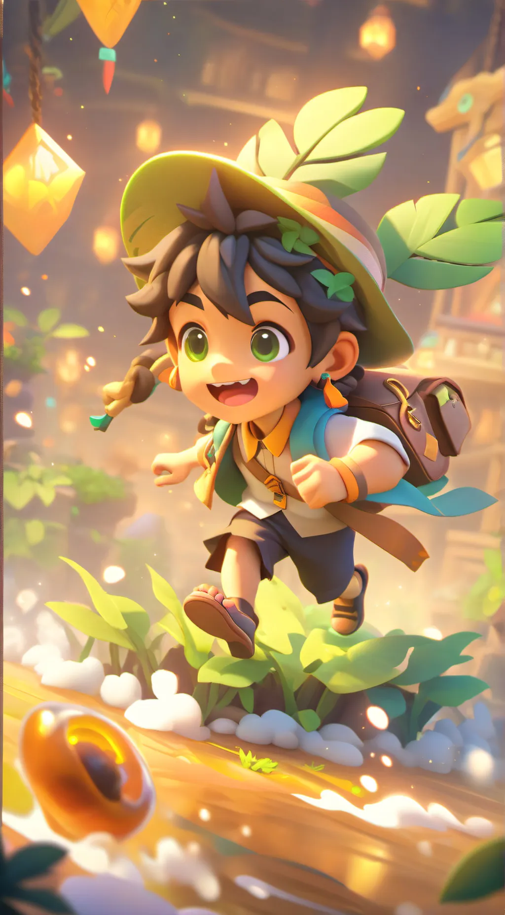 ai character: make a human background