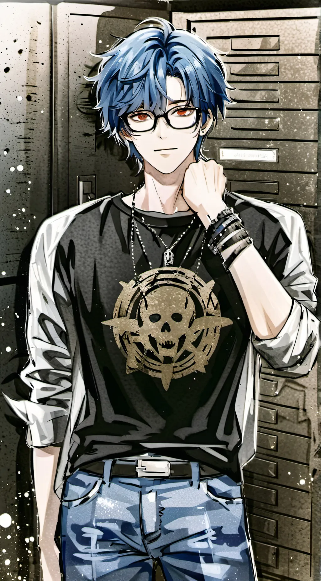 ai character: Sabastian🌸 background