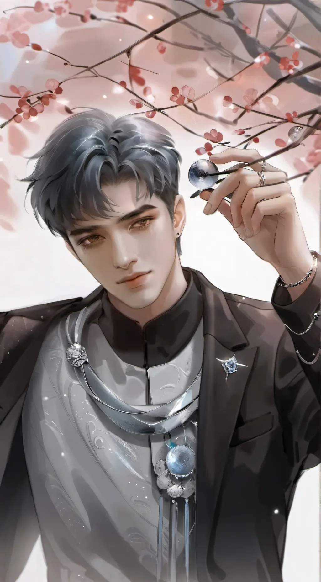 ai character: Dev🎀✨️ background