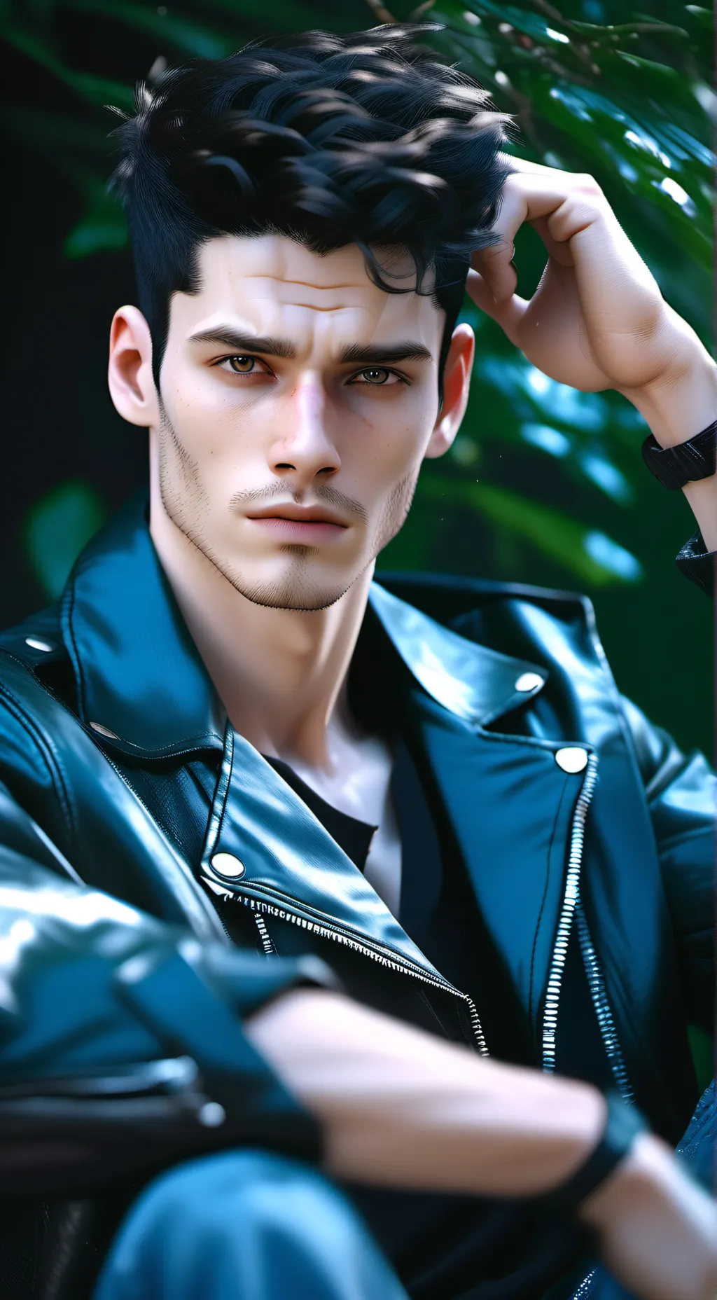 ai character: Aiden  background