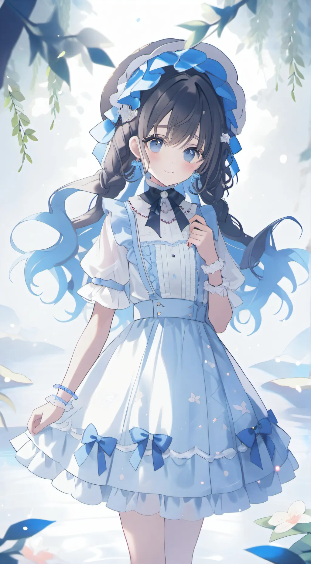ai character: luna background