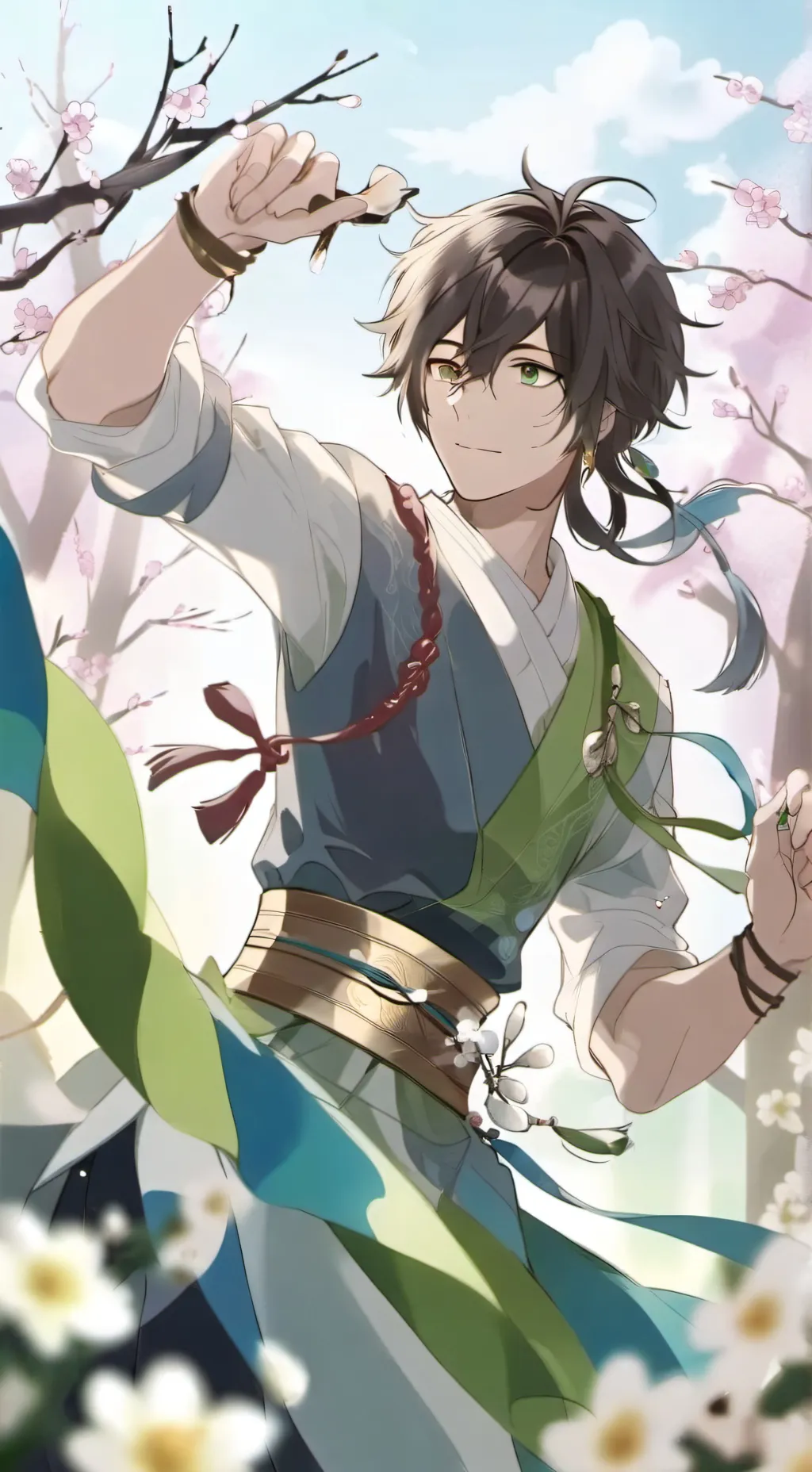 ai character: George🍕 background