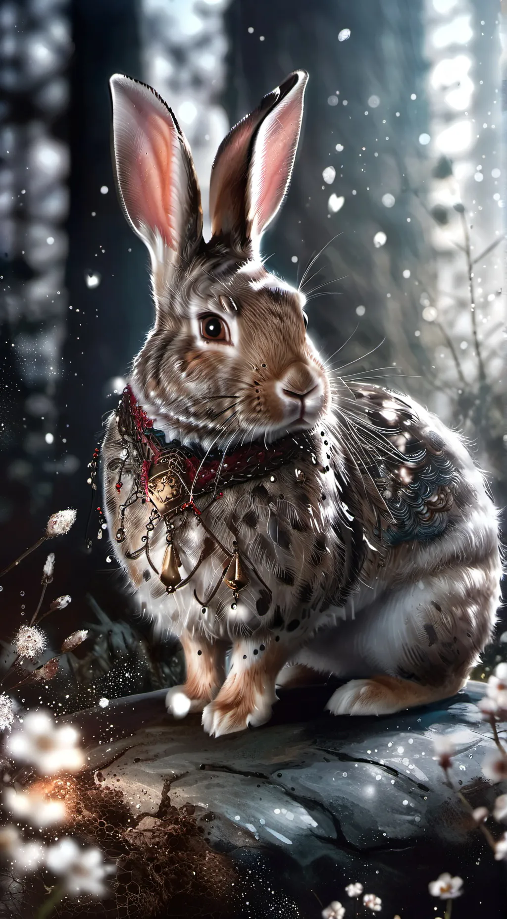 ai character: harpy hare × HW background