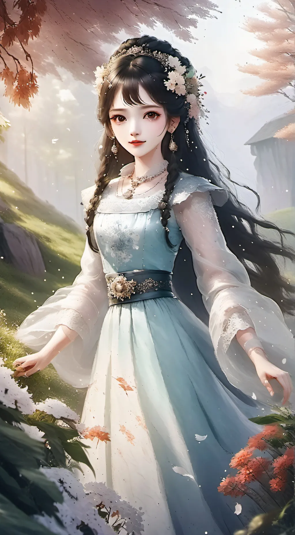 ai character: school day ds background