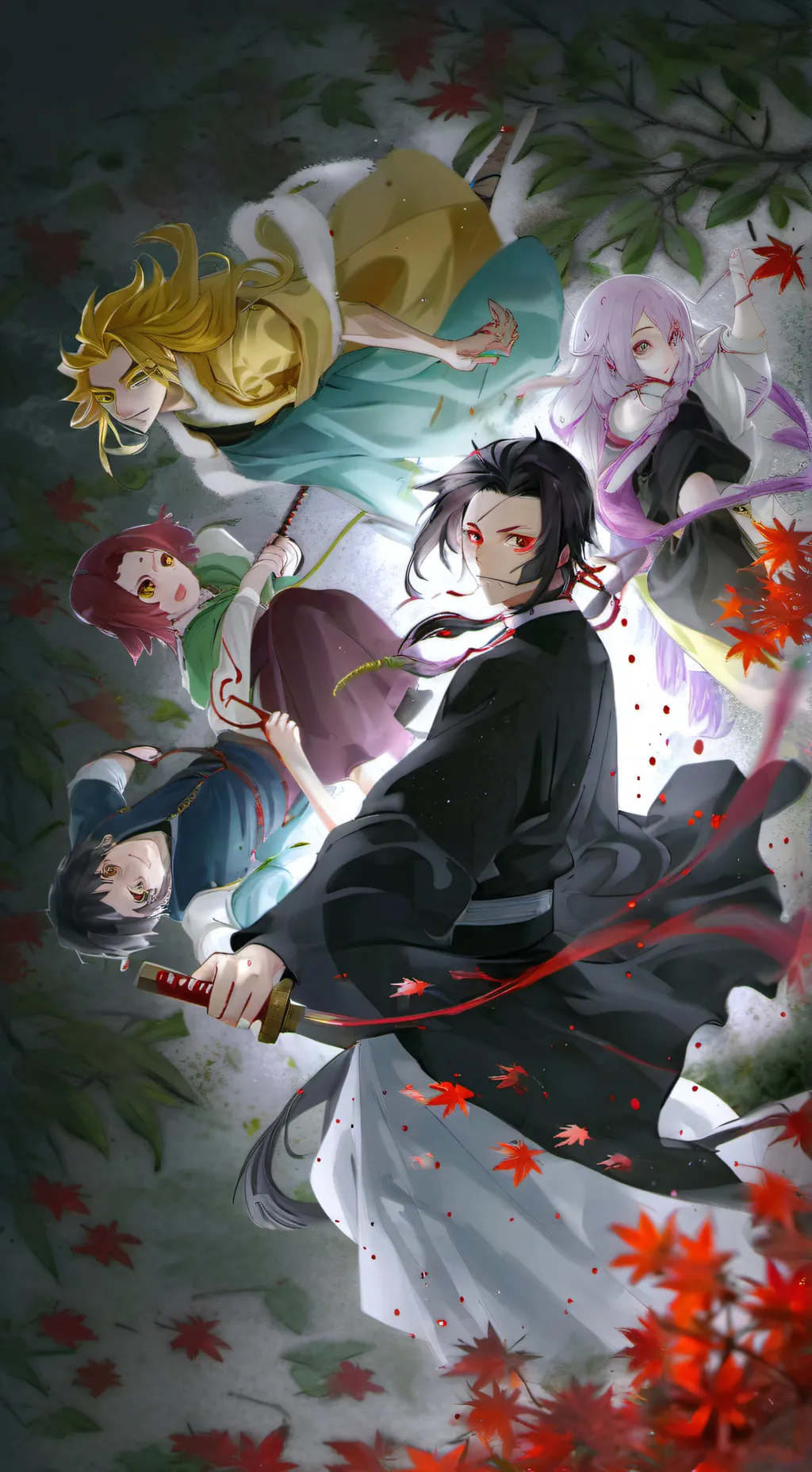 ai character: hashiras background