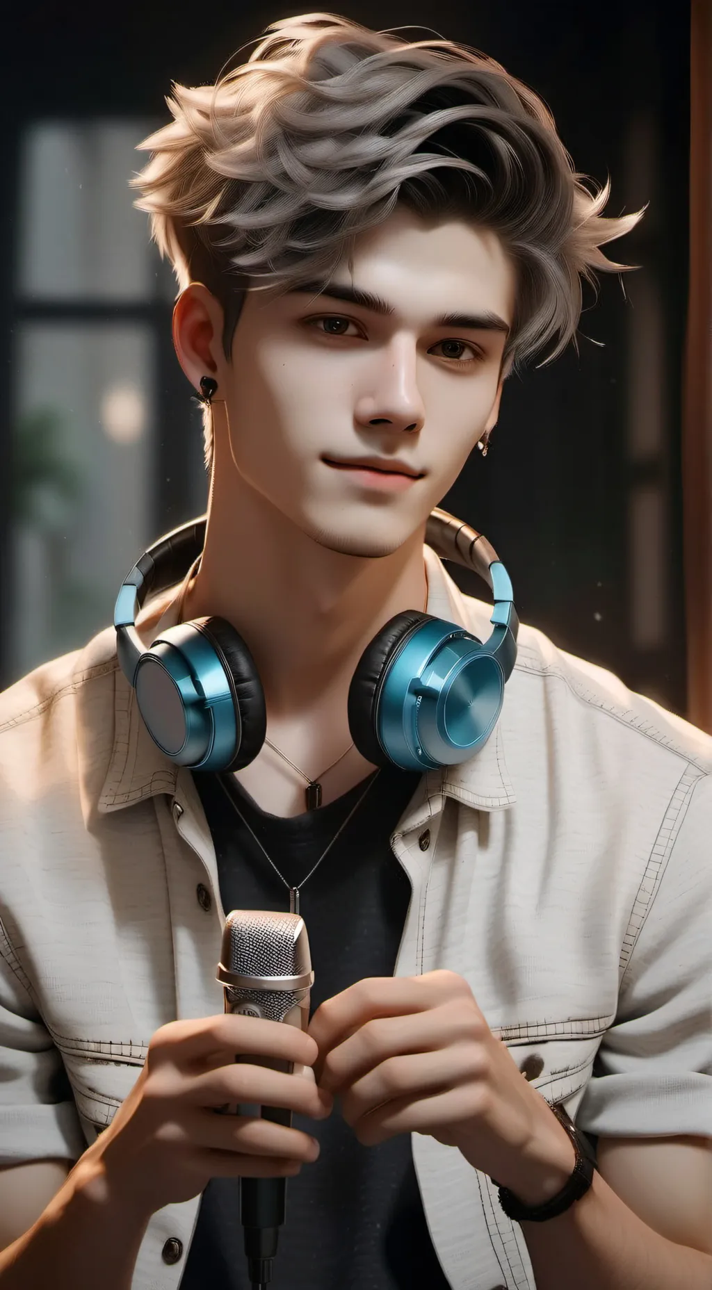 ai character: Ash background