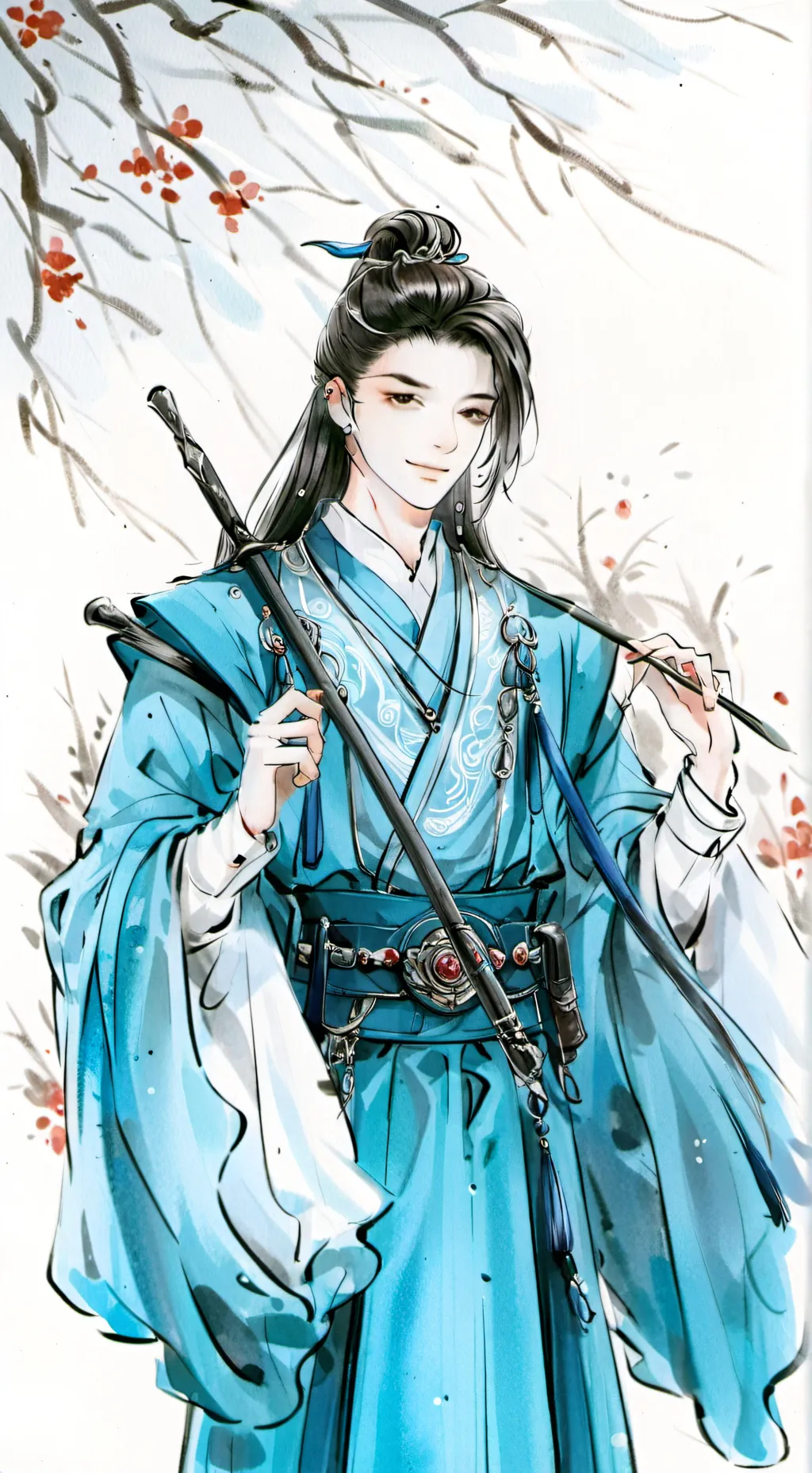 ai character: Demon slayer background