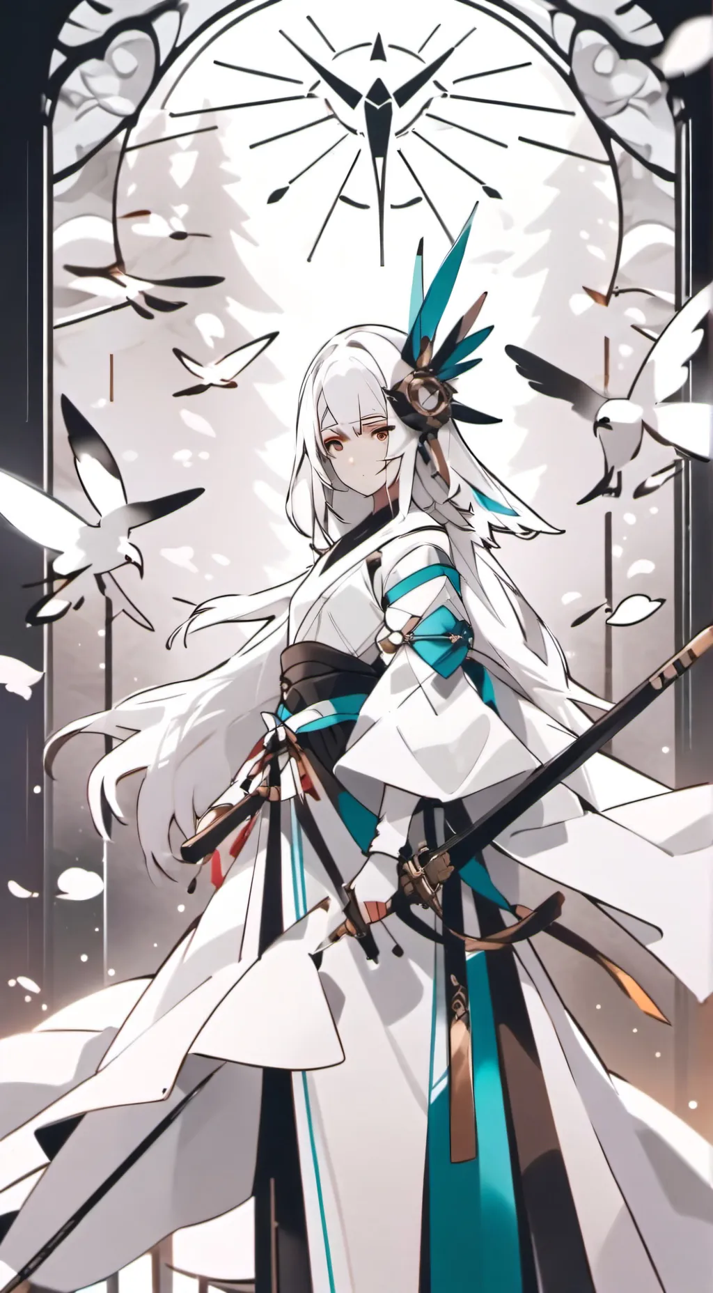 ai character: Demon Slayer  background