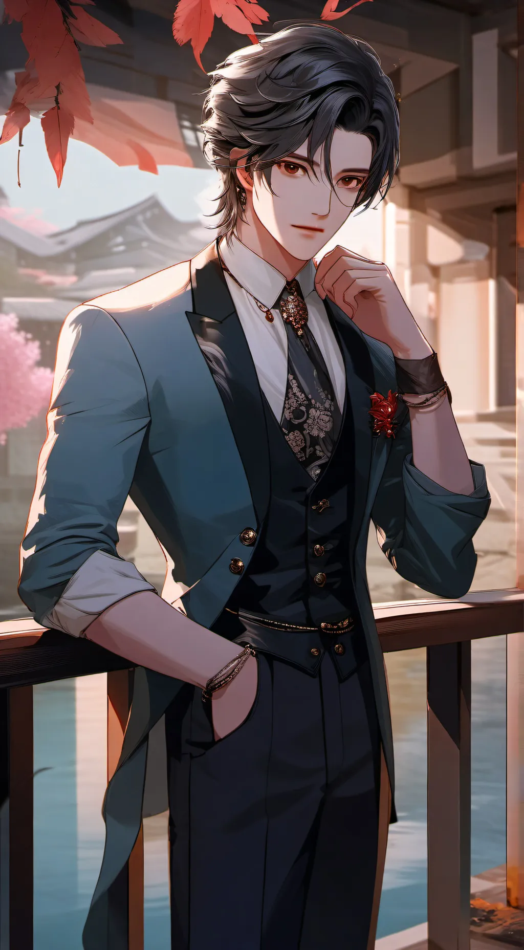 ai character: ~ Michael ~  background