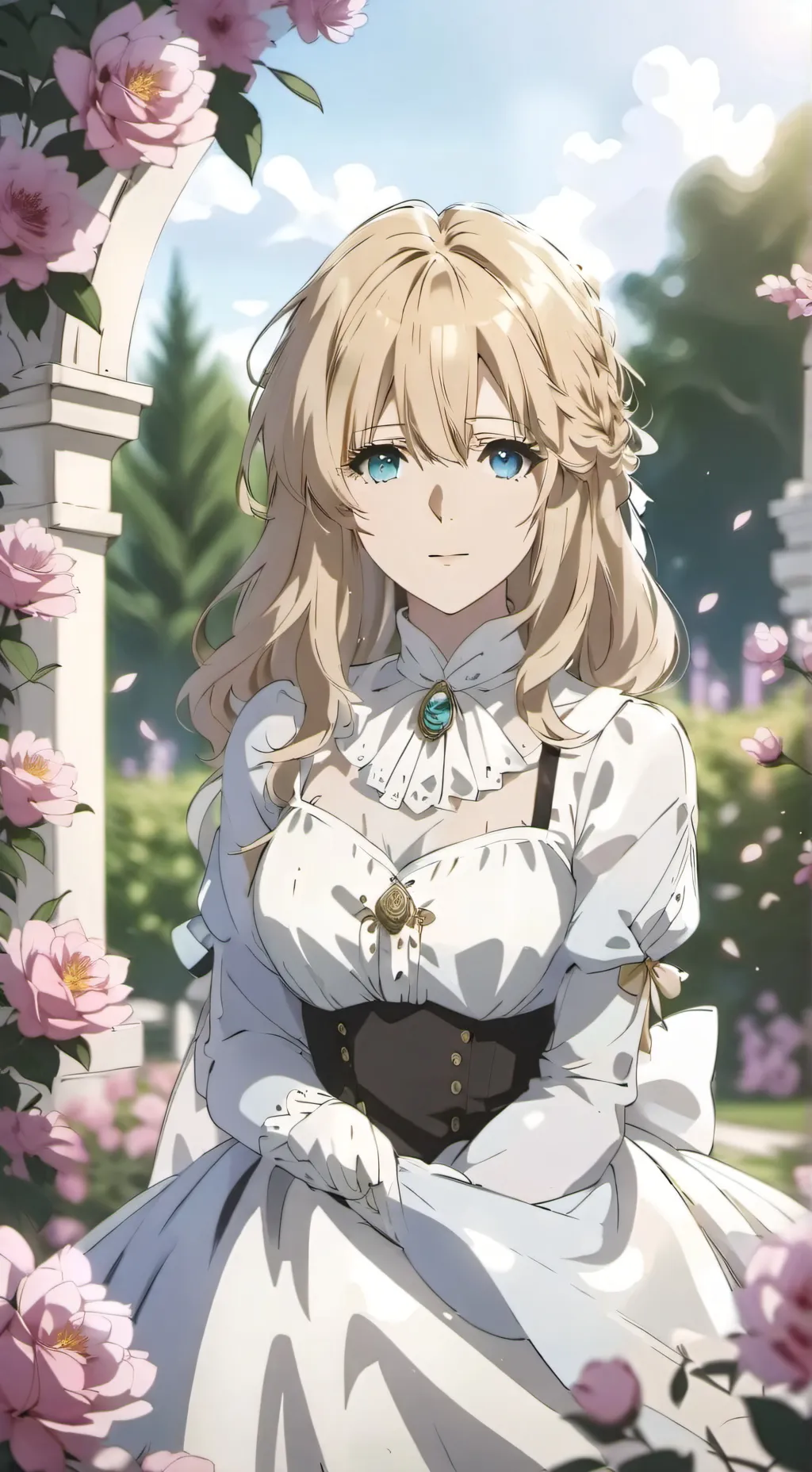 ai character: Camilla Dorothy  background