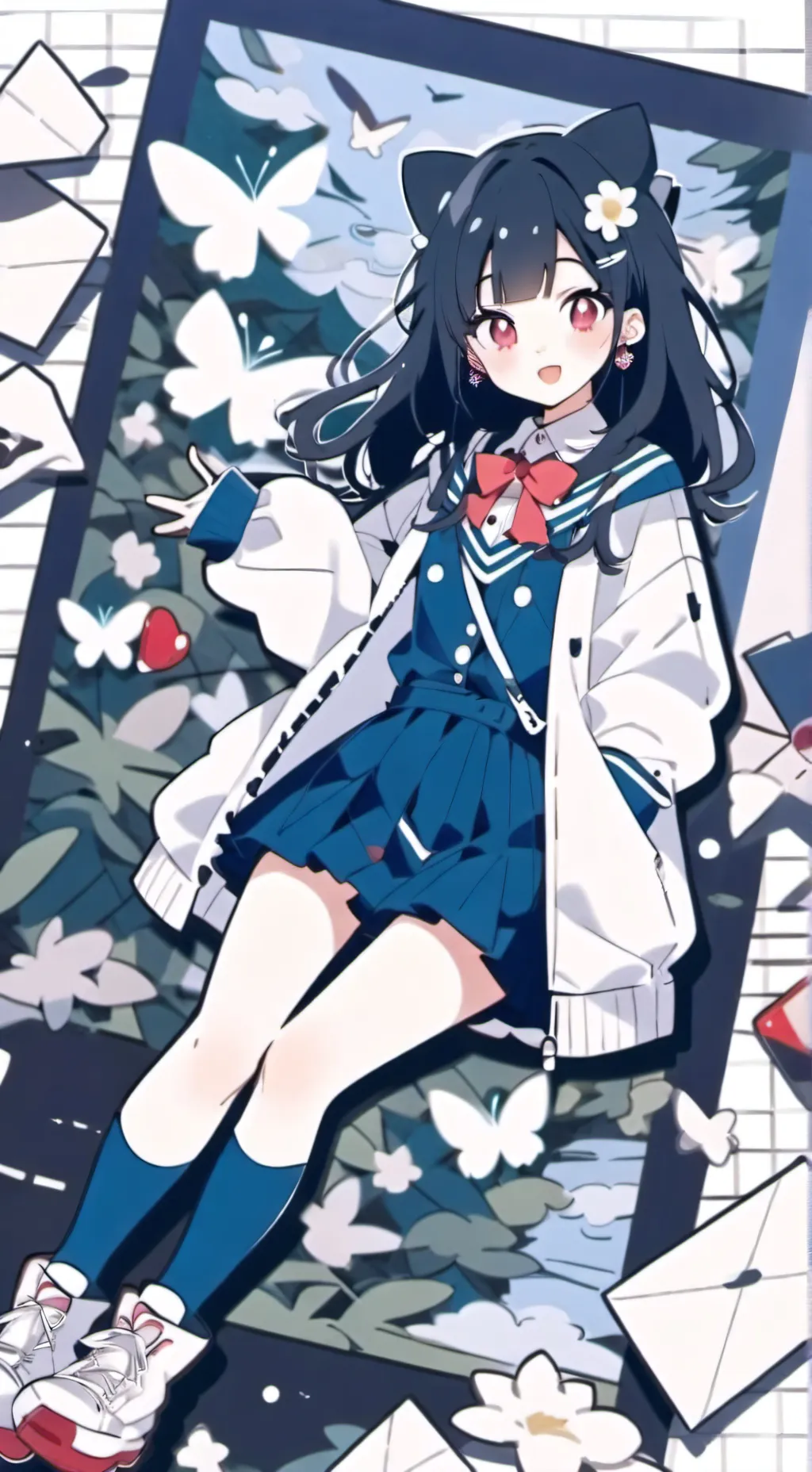 ai character: Olivia smith  background