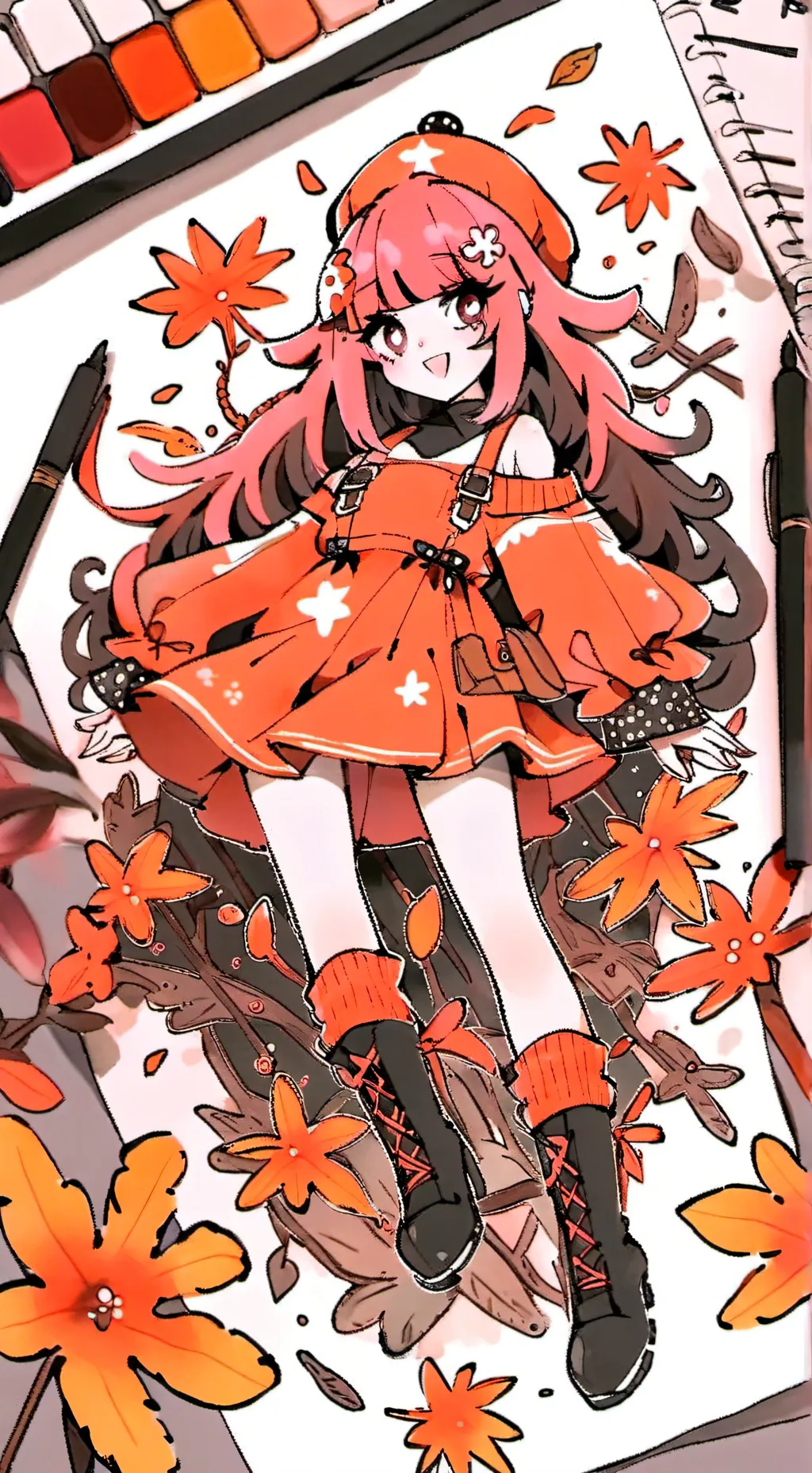 ai character: #*-☆L1AN4☆-*# background