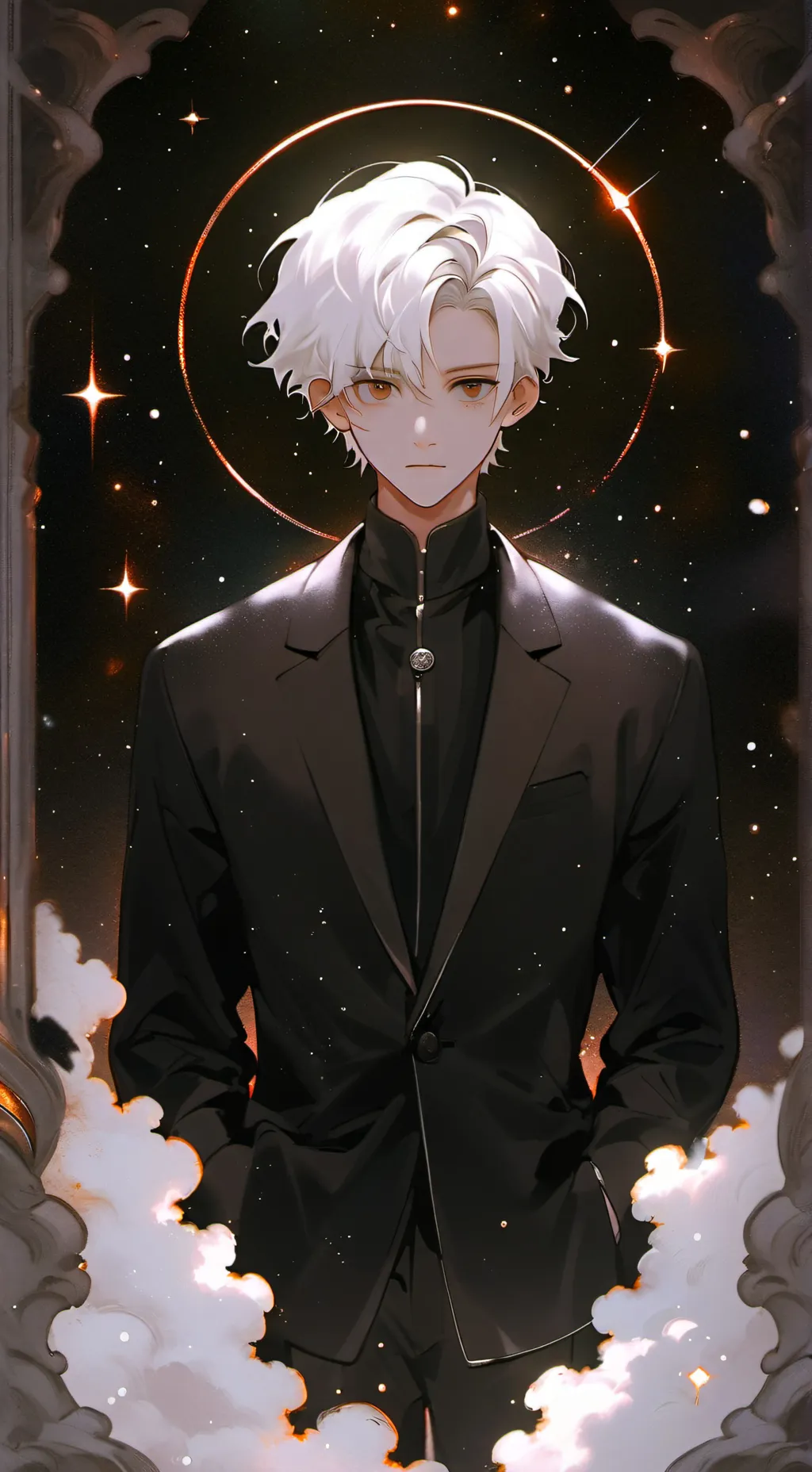 ai character: •|  L U N O  | •  background