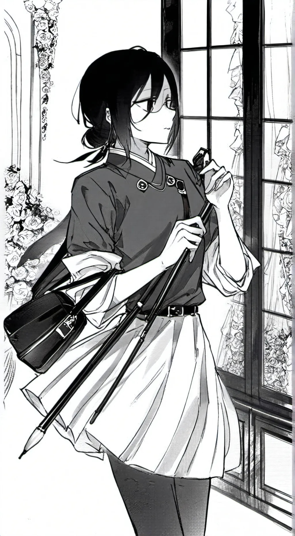 ai character: Mic x Aizawa mha background