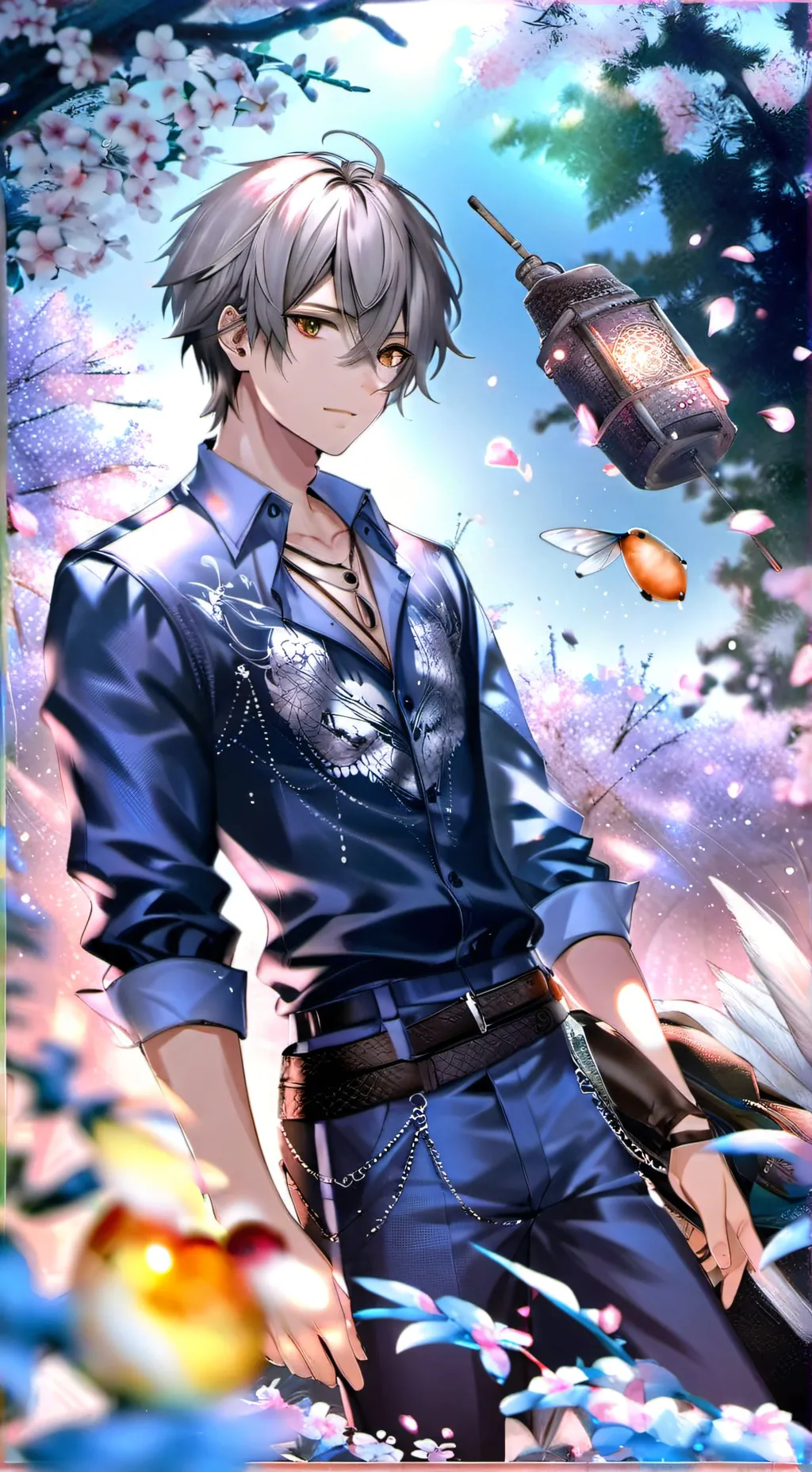 ai character: Santiago  background